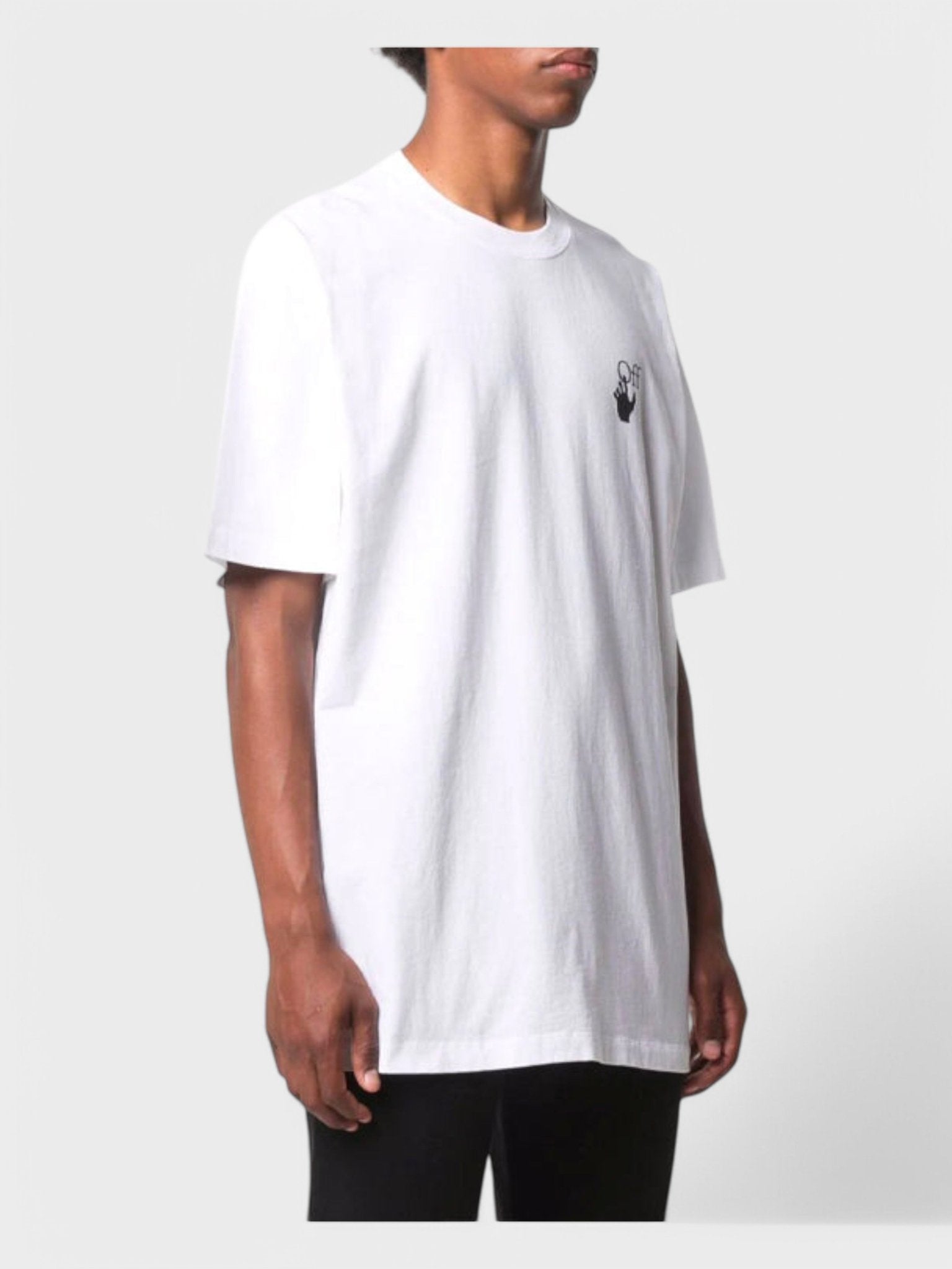 Off - White Degrade Arrow S/S Over Tee White/Black - Supplied FashionOFF WHITE