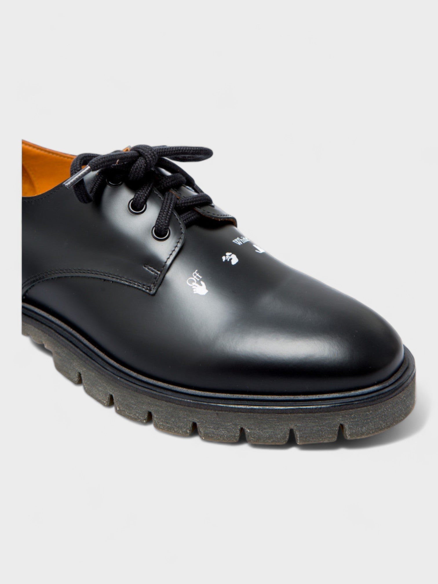 Off-White Derby Arrow Shoes Black - Supplied LuxuryOff-White