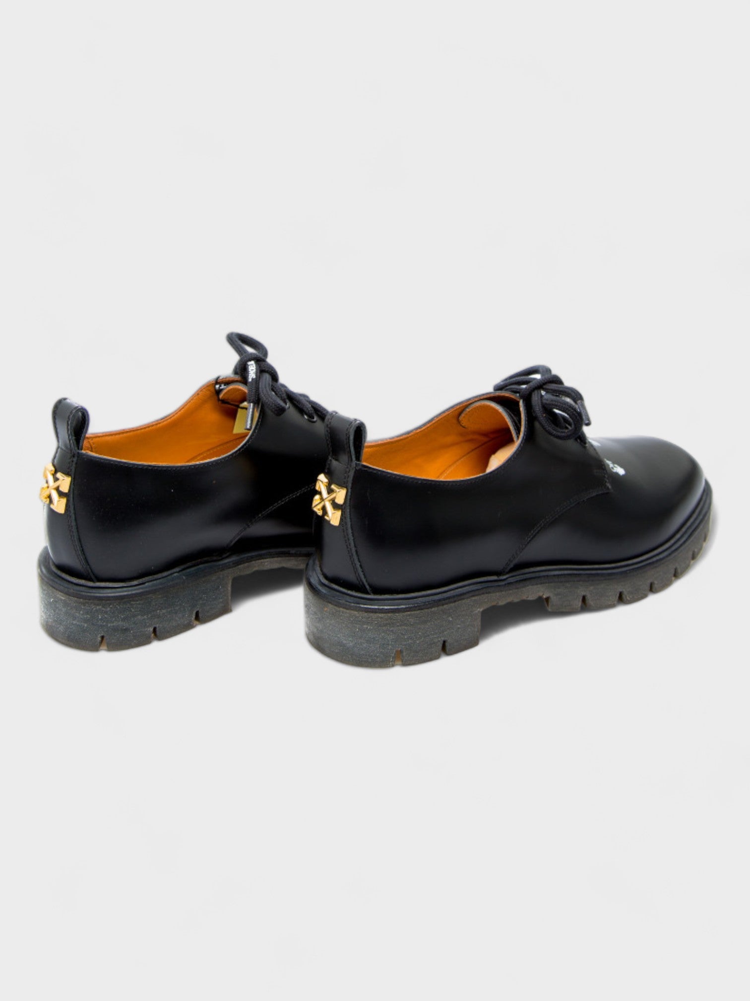 Off-White Derby Arrow Shoes Black - Supplied LuxuryOff-White