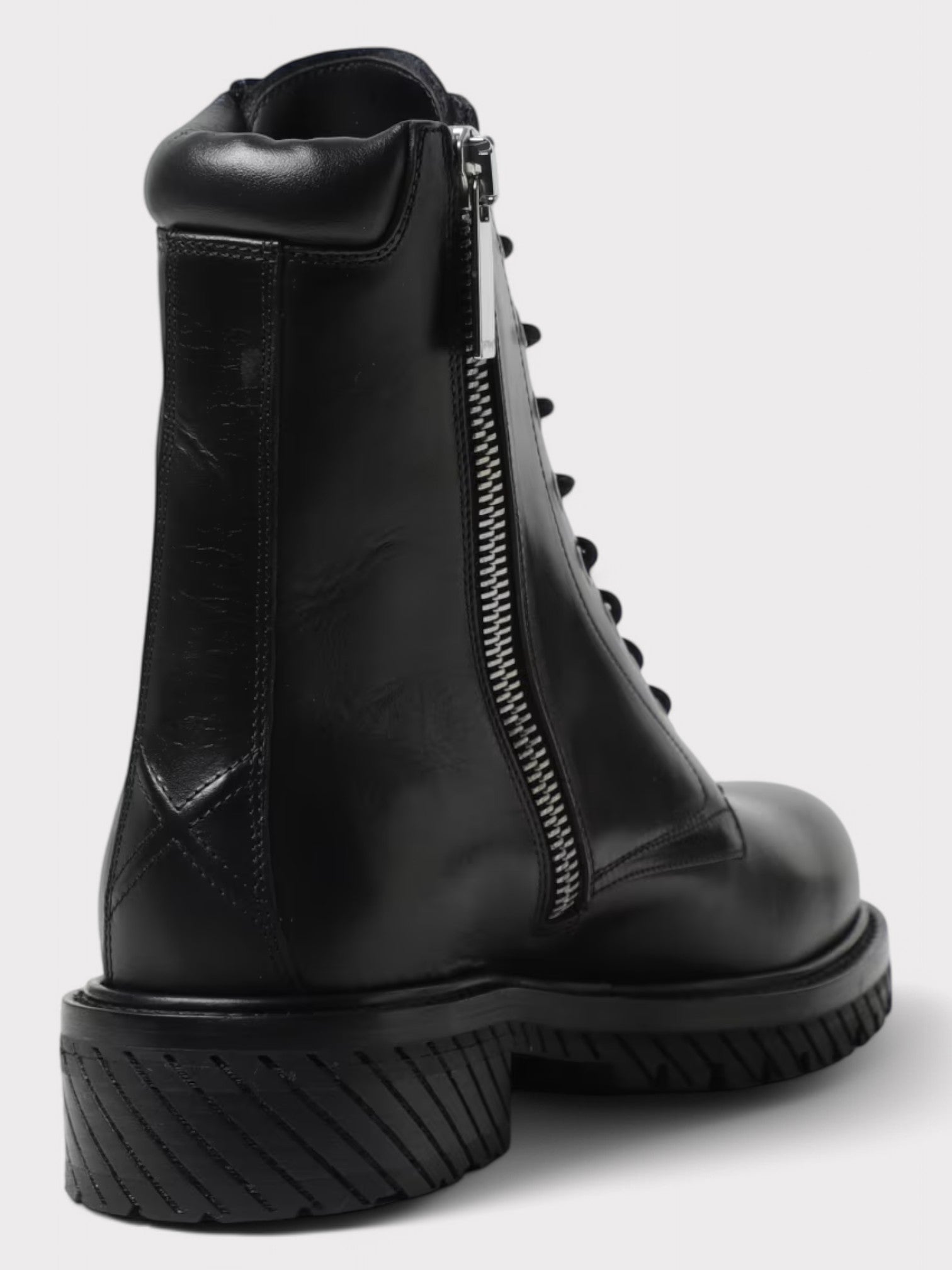 Off - White Diag Lace - Up Combat Boot 'Black' - Supplied FashionOff White