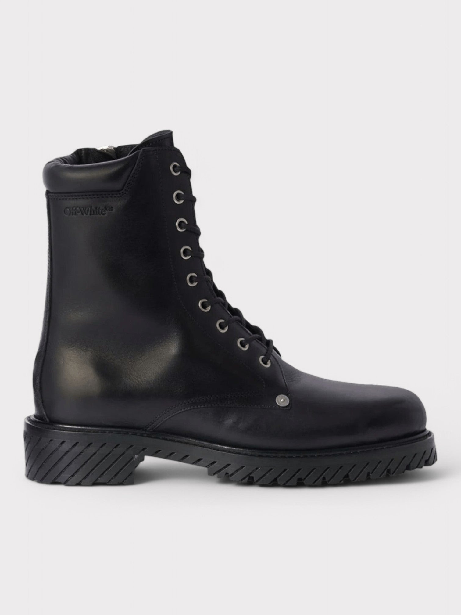 Off - White Diag Lace - Up Combat Boot 'Black' - Supplied FashionOff White