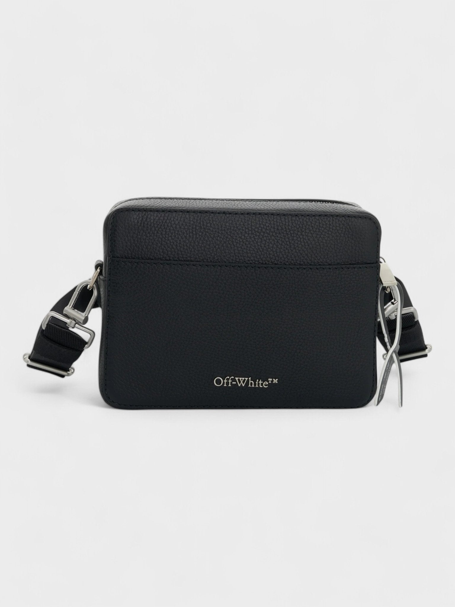 Off - White Diag Leather Camera Bag Black - Supplied FashionOff White