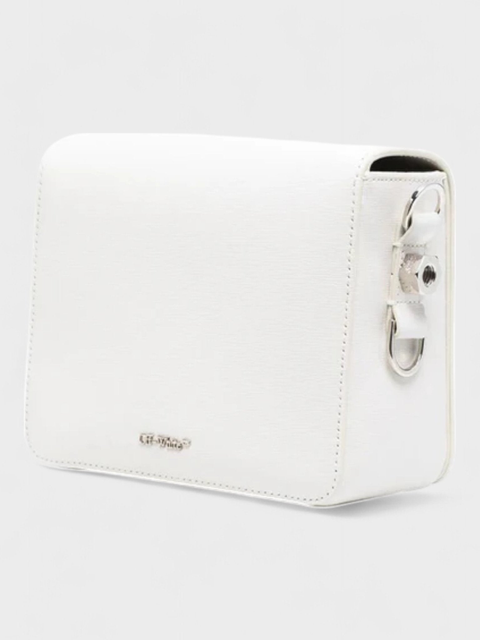 Off - White Diag Logo Shoulder Bag White Black - Supplied FashionOff - White