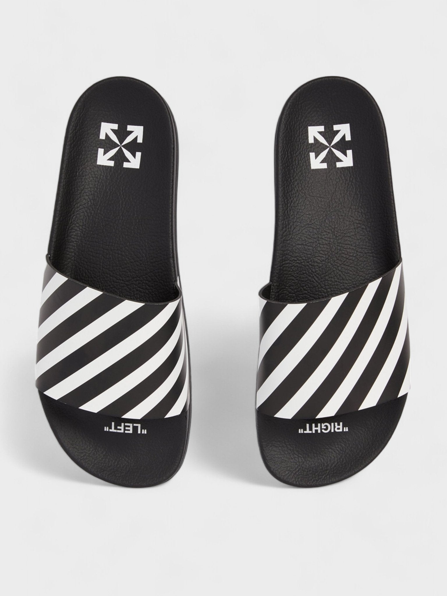 Off - White Diag Slider Black White - Supplied FashionOff White