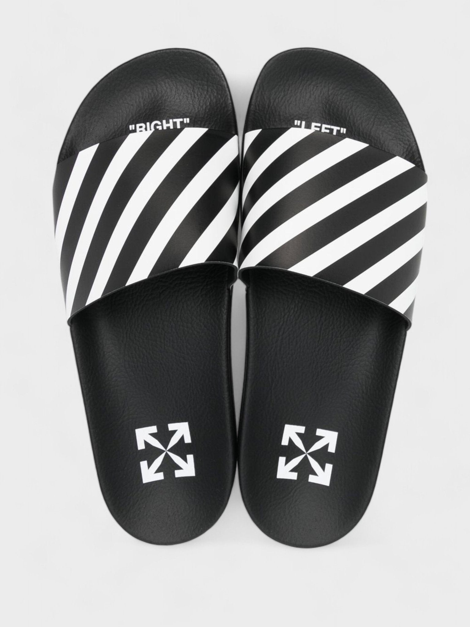 Off - White Diag Slider Black White - Supplied FashionOff White