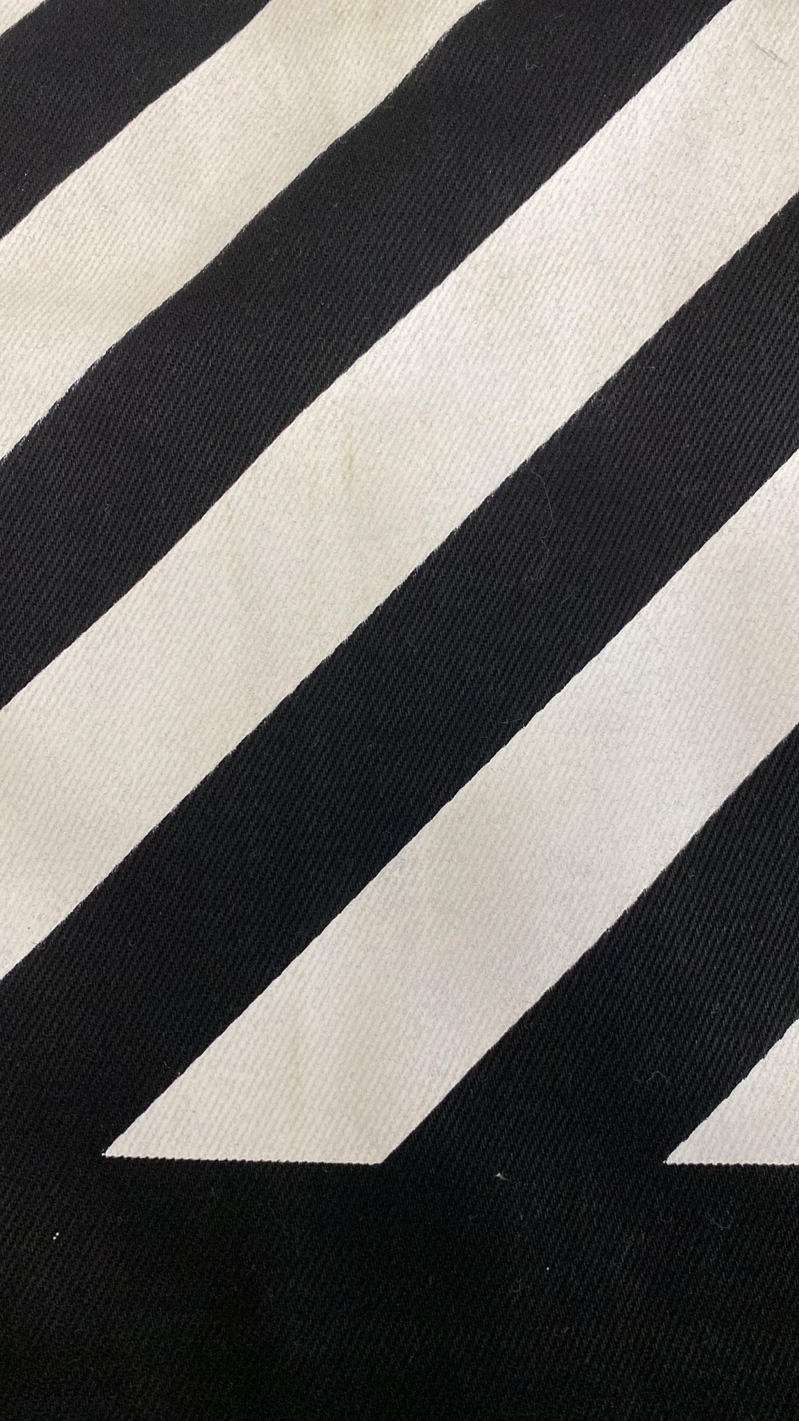 Off - White Diag - Stripe Denim Jacket Black/White M - Supplied FashionOff - White