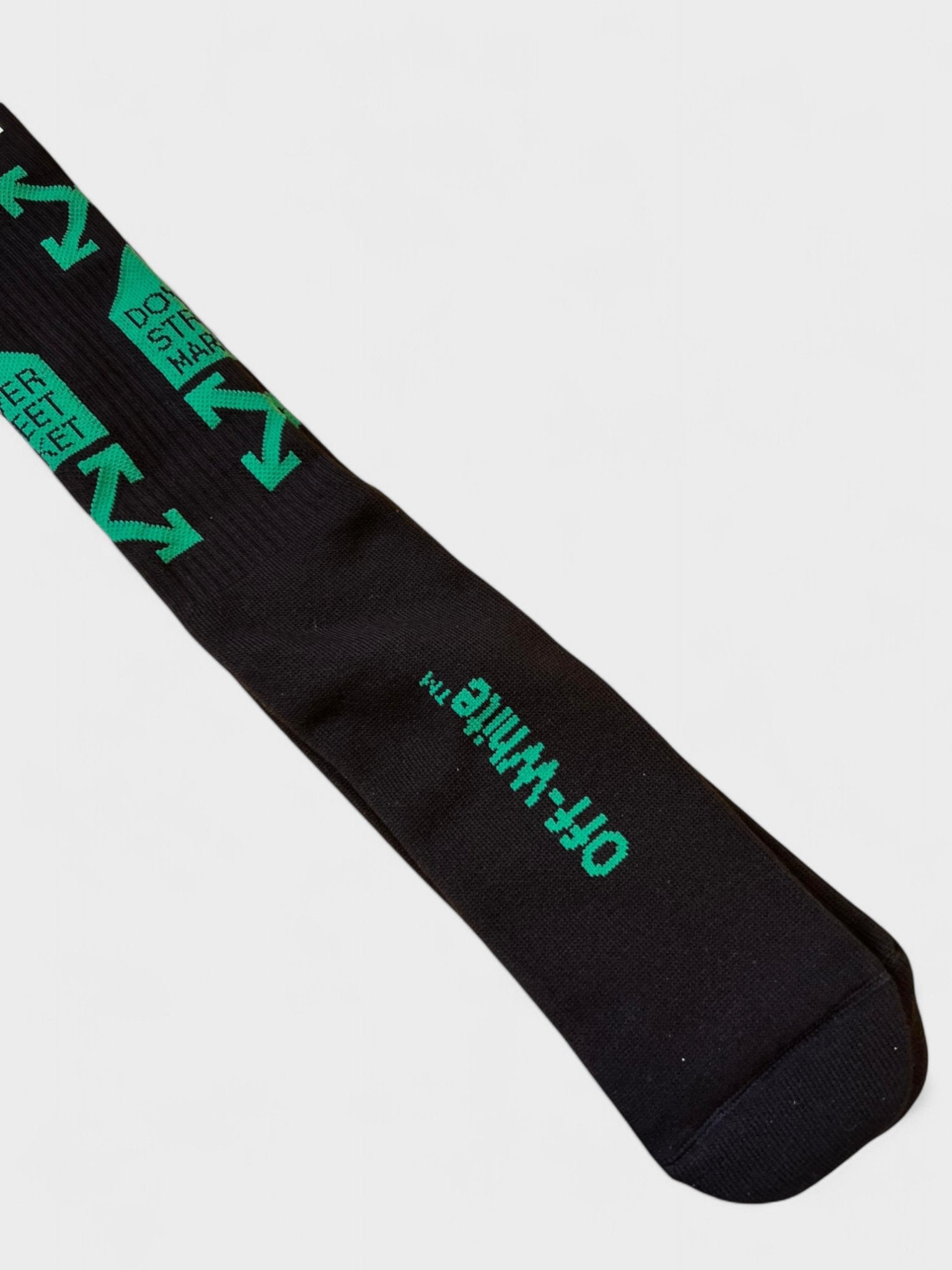 Off - White DSM 2 Drop Socks Black Green - Supplied FashionOff - White