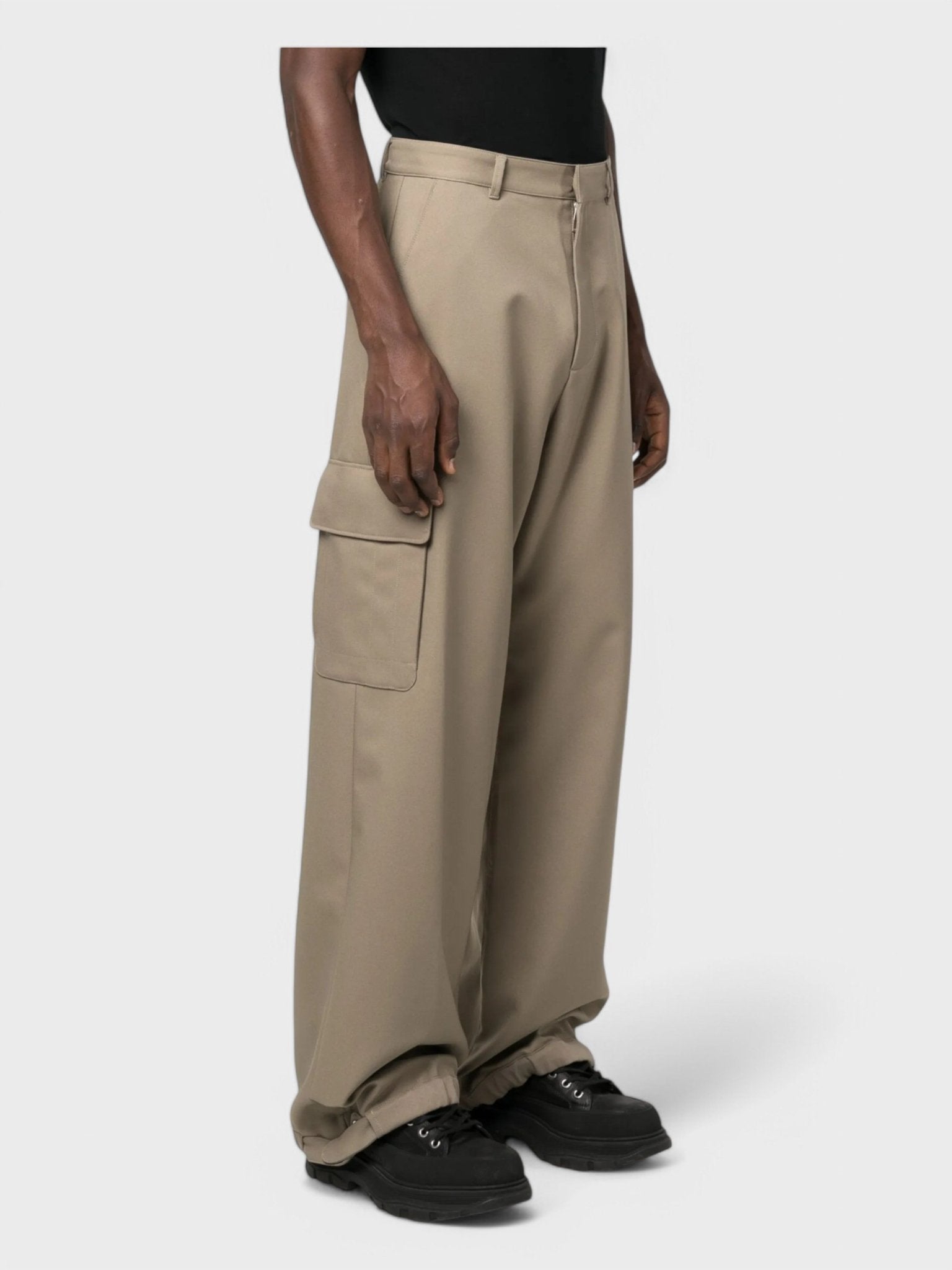 Off - White Emblem Drill Cargo Pant 'Beige/Beige' - Supplied FashionOff White