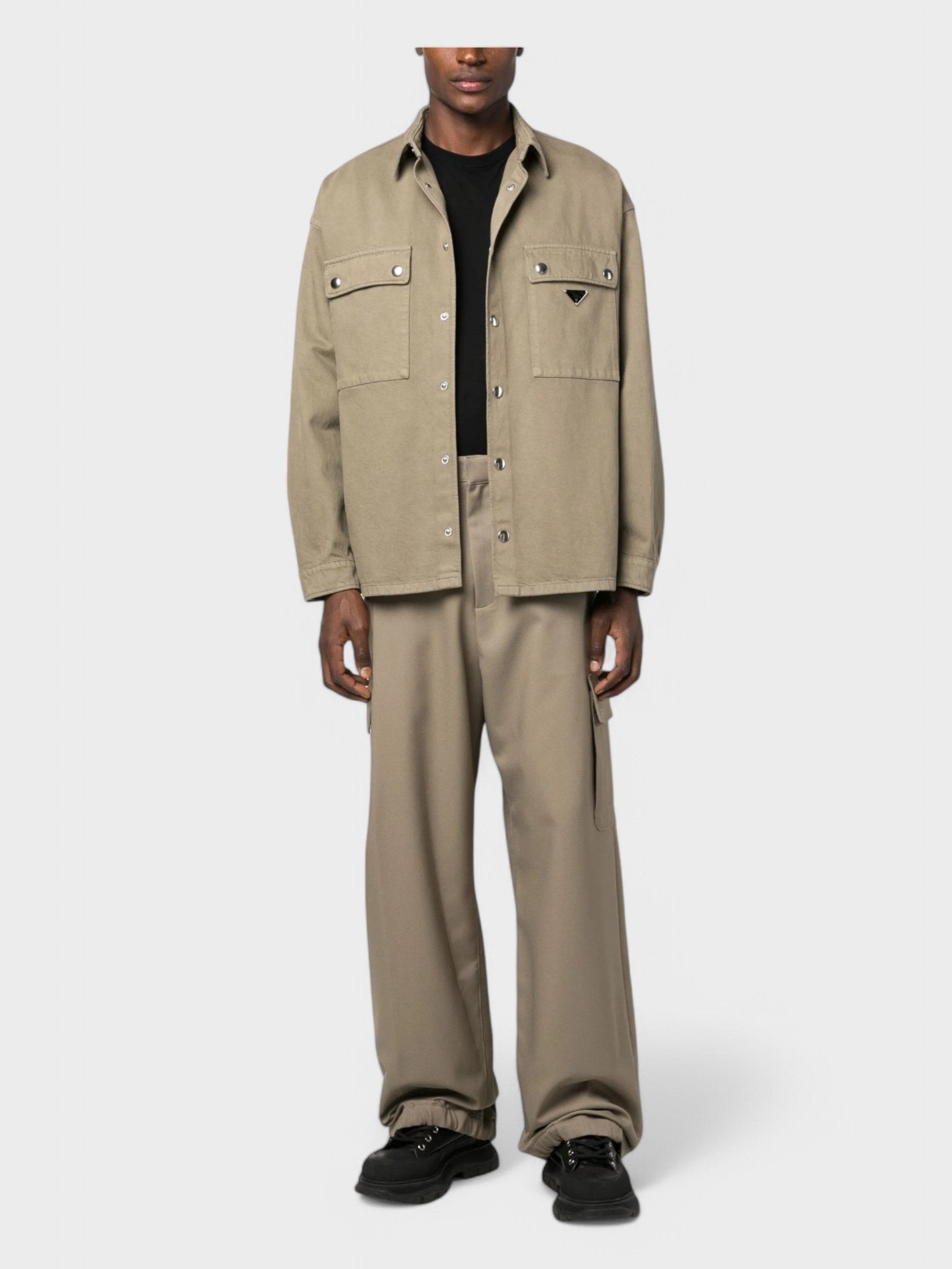 Off - White Emblem Drill Cargo Pant 'Beige/Beige' - Supplied FashionOff White