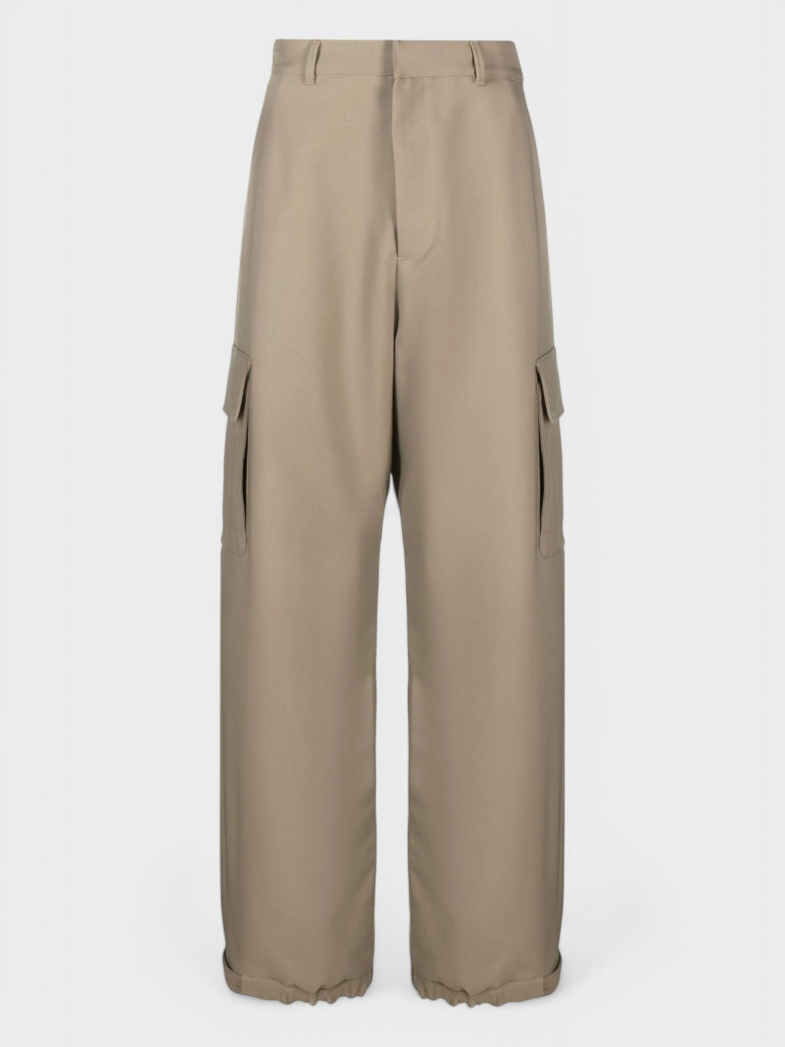 Off - White Emblem Drill Cargo Pant 'Beige/Beige' - Supplied FashionOff White