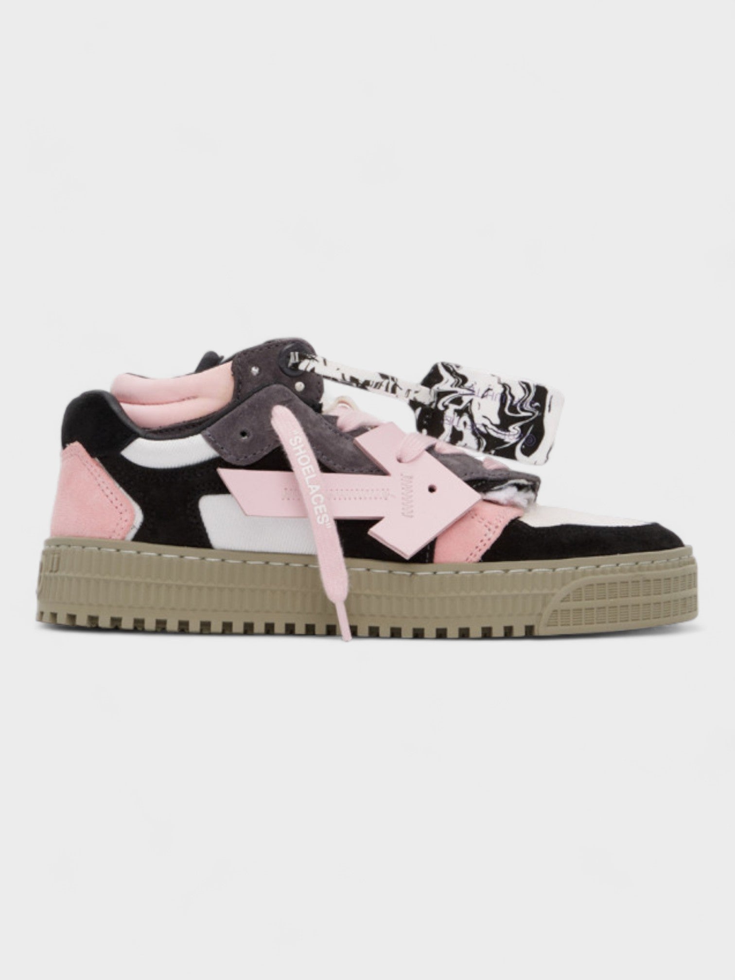 Off-White Floating Arrows Trainers Black Pink Wmns - Supplied LuxuryOff-White