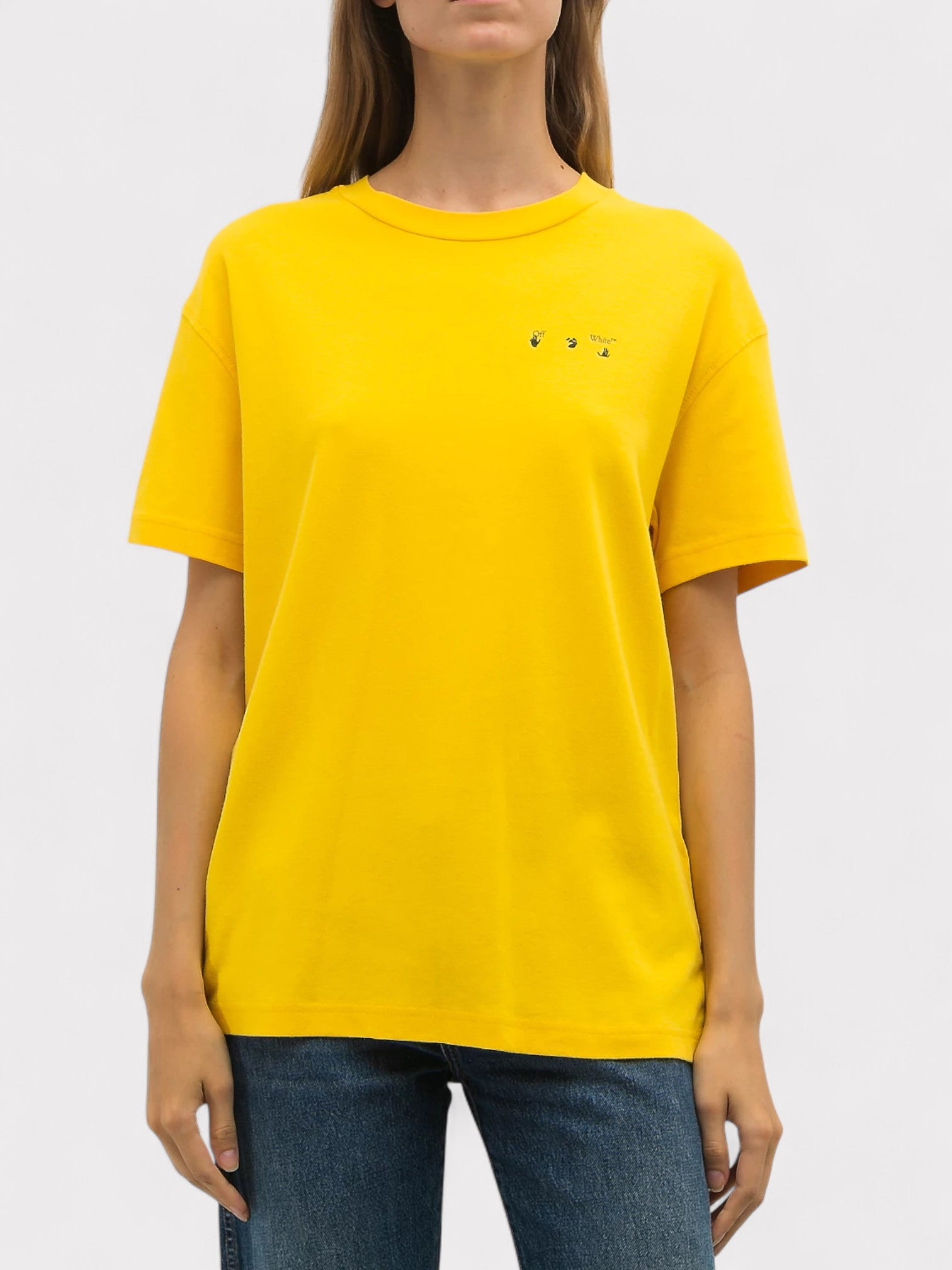 Off - White Flowers Arrows Reg Tee - Supplied FashionOff - White