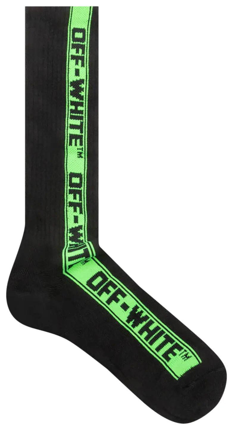 Off - White Fluo Industrial Belt Socks Black Green - Supplied FashionOff White