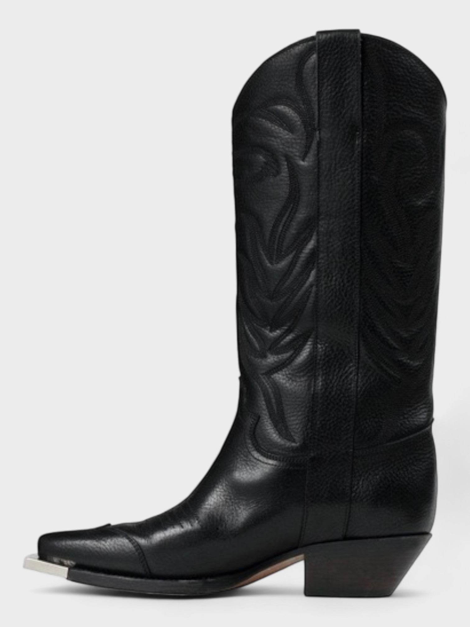 Off-White For Walking Leather Western Boots Black - Supplied LuxuryOff-White