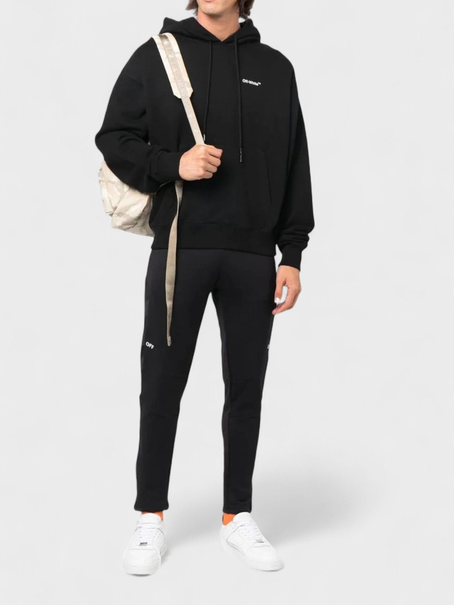 Off - White Full Diag Sport Sweatpant Black - Supplied FashionOff - White