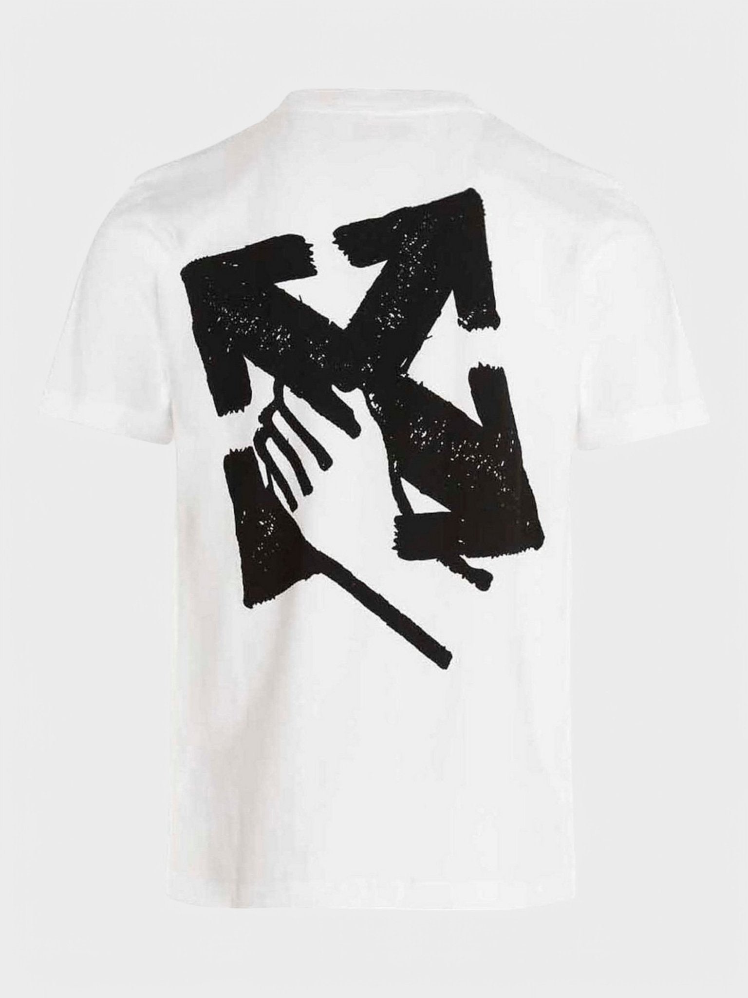 Off - White Hand Arrow Slim T-Shirt 'White/Black' - Supplied FashionOff White