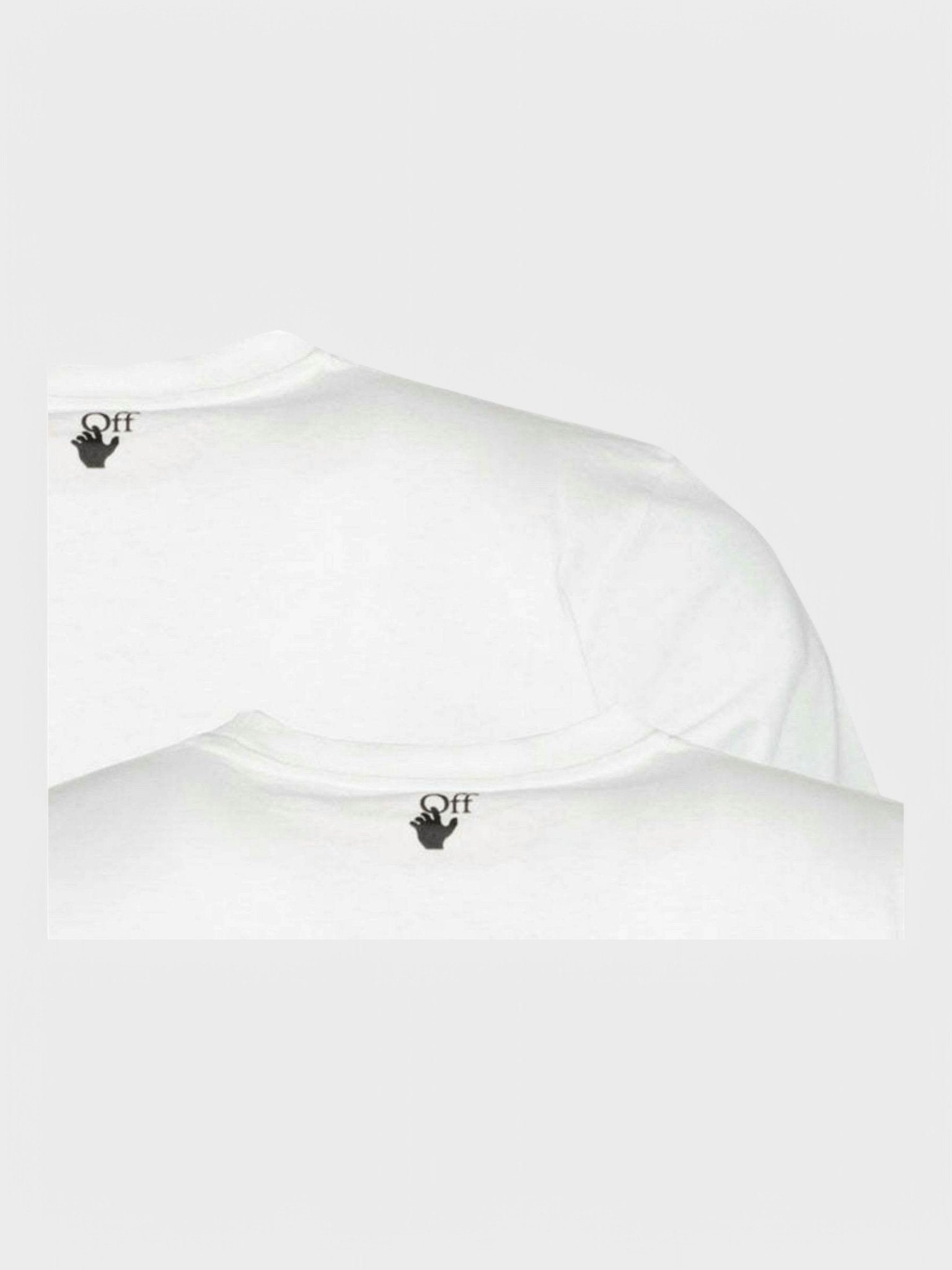 Off - White Hand Logo Tees (Tripack) White - Supplied FashionOFF WHITE