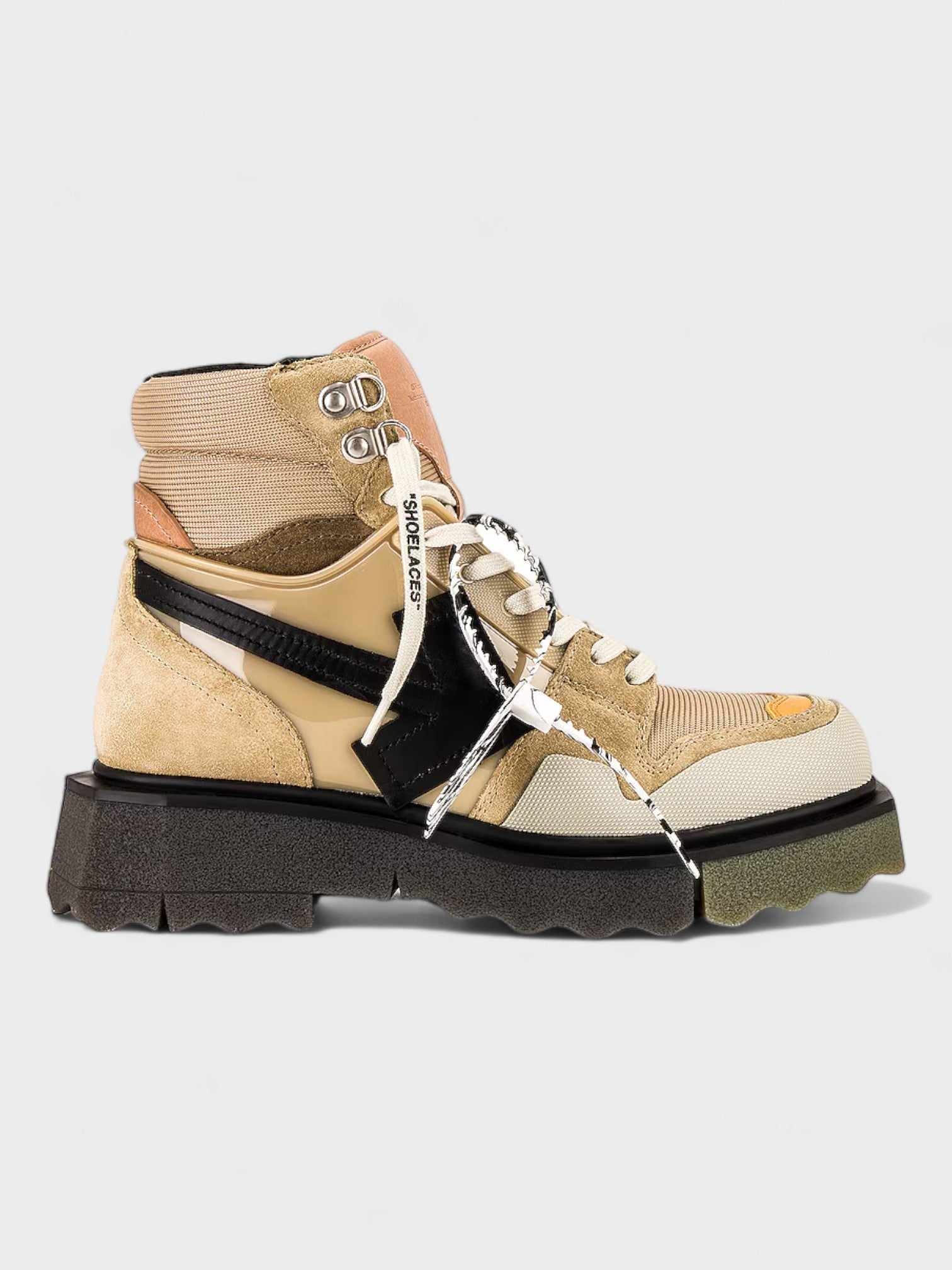 Off-White Hiking Sneakerboot Beige - Supplied LuxuryOff-White