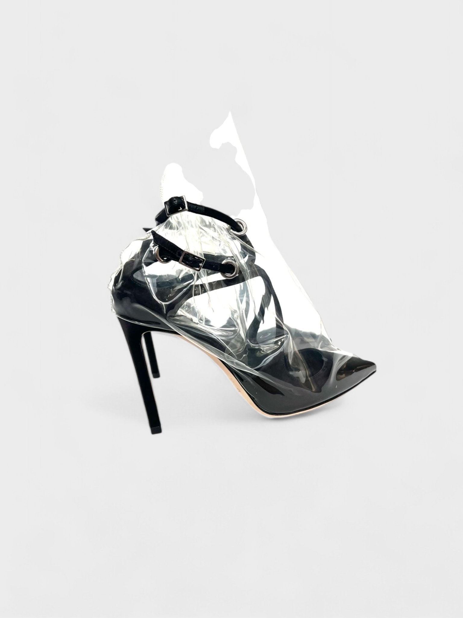 Off White Jimmy Choo 'Claire 100' Black - Supplied FashionOff White