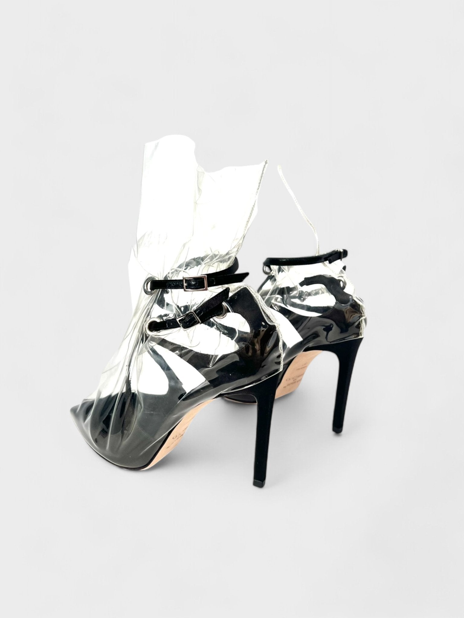 Off White Jimmy Choo 'Claire 100' Black - Supplied FashionOff White