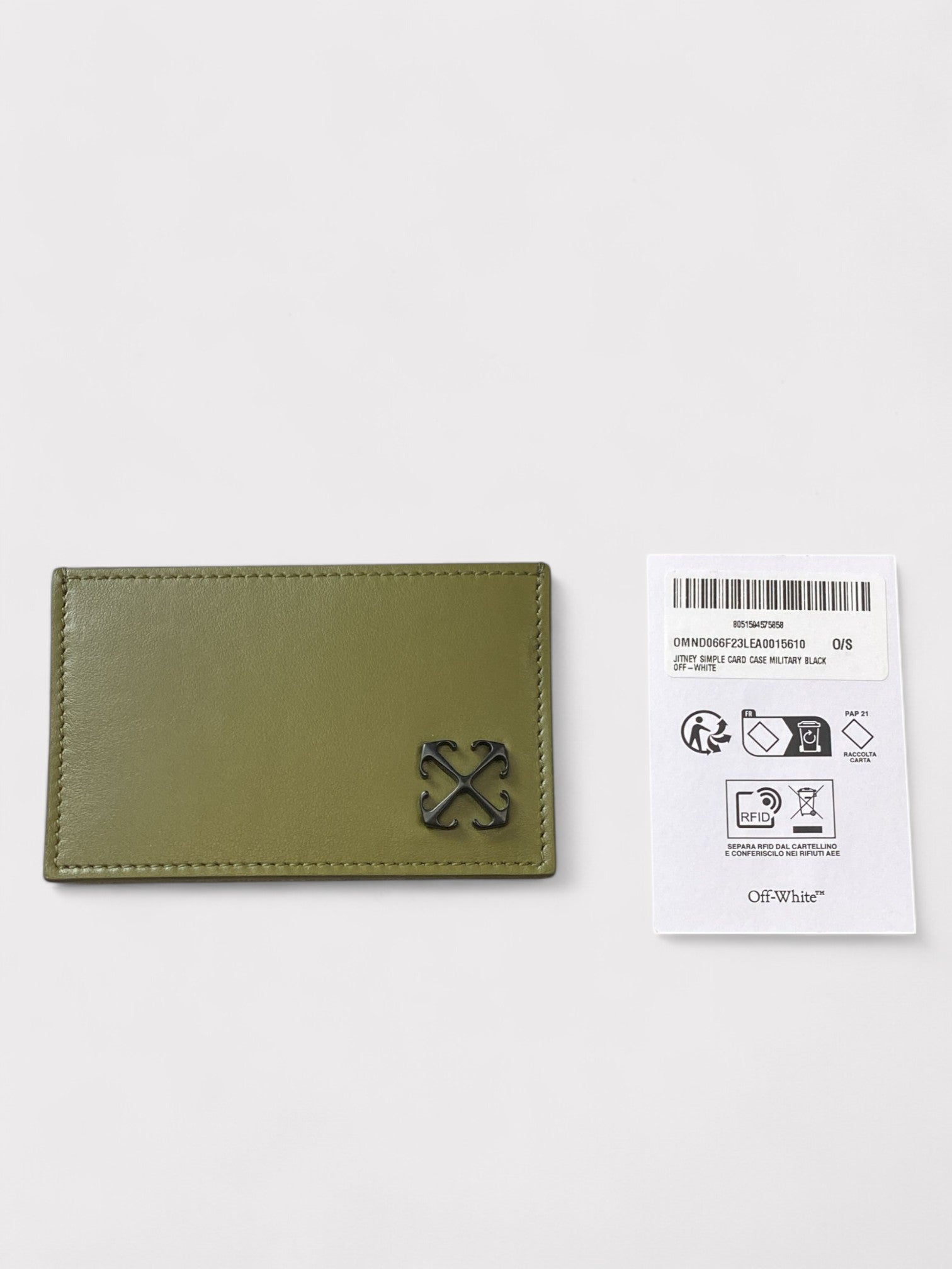 Off - White Jitney Card Case Military Green - Supplied FashionOff White