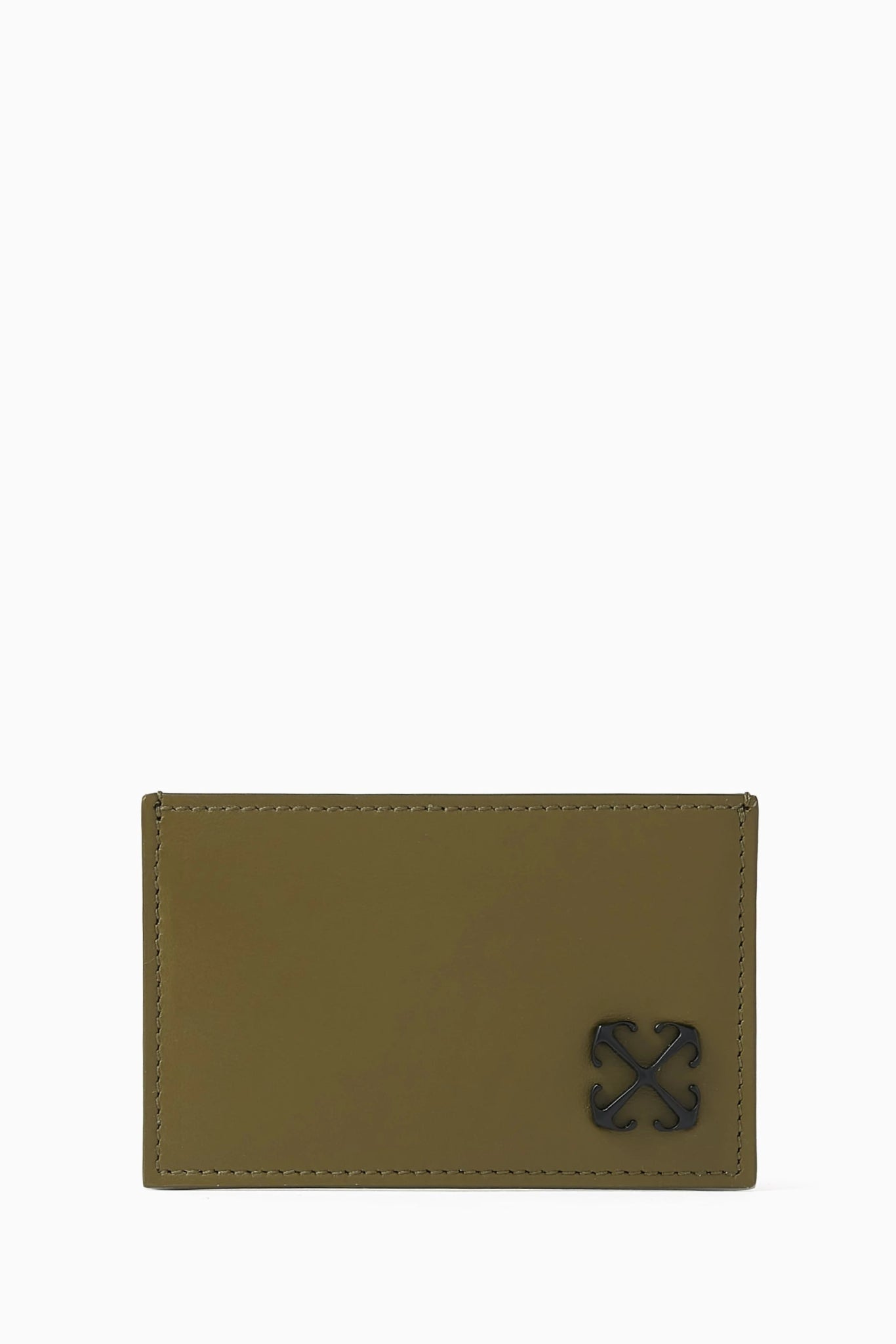 Off - White Jitney Simple Card Case Green - Supplied FashionOff White