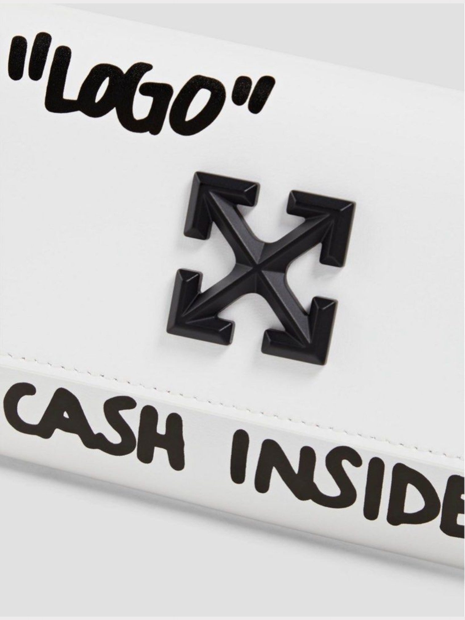 Off - White Jitney Wallet On Chain Quote (Copy) - Supplied FashionOff - White