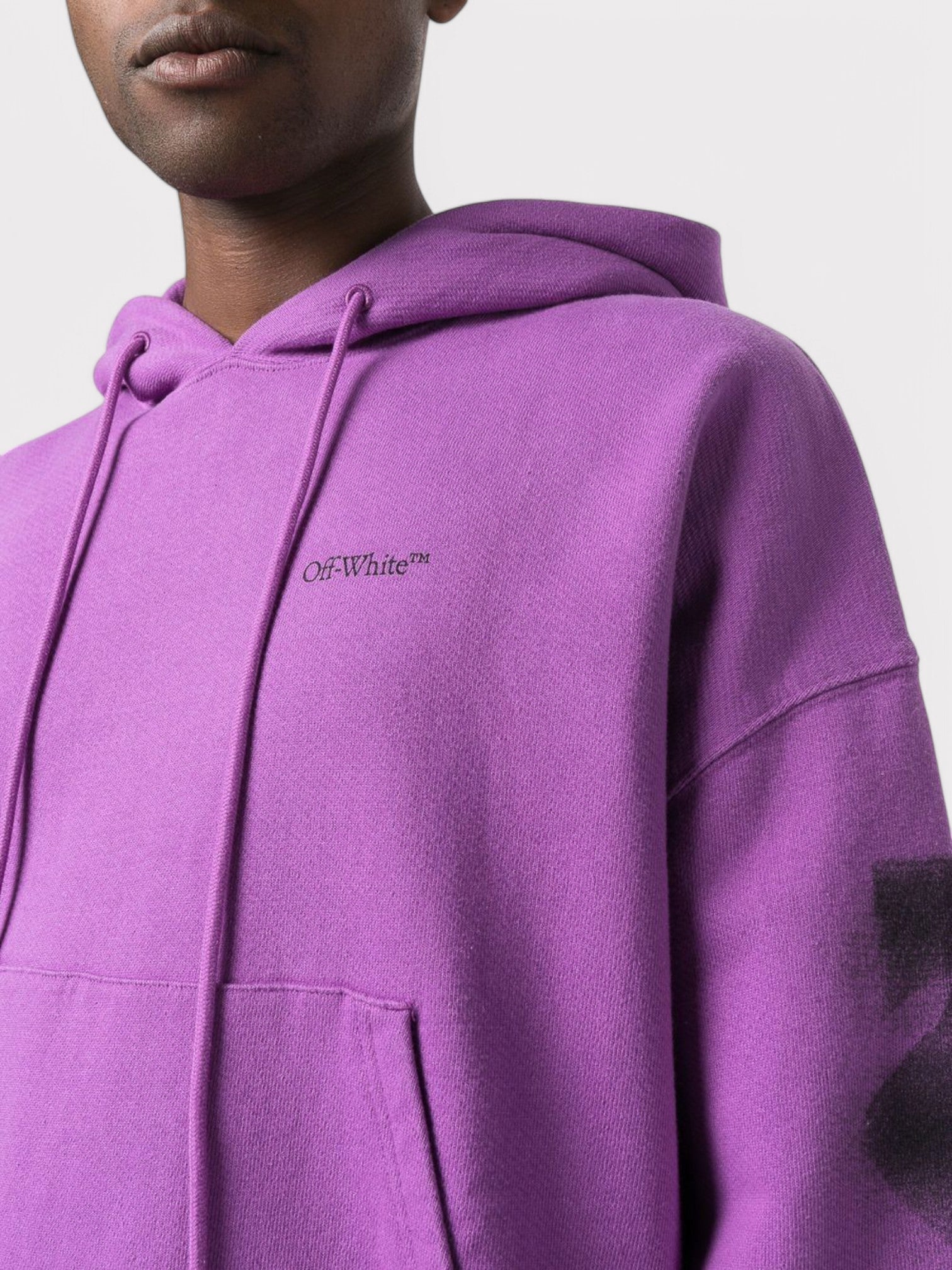 Off - White Jumbo Arrow Boxy Hoodie Orchid - Supplied FashionOff - White