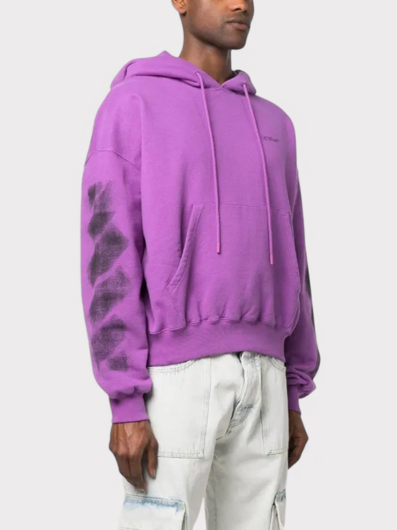 Off - White Jumbo Arrow Boxy Hoodie Orchid - Supplied FashionOff - White