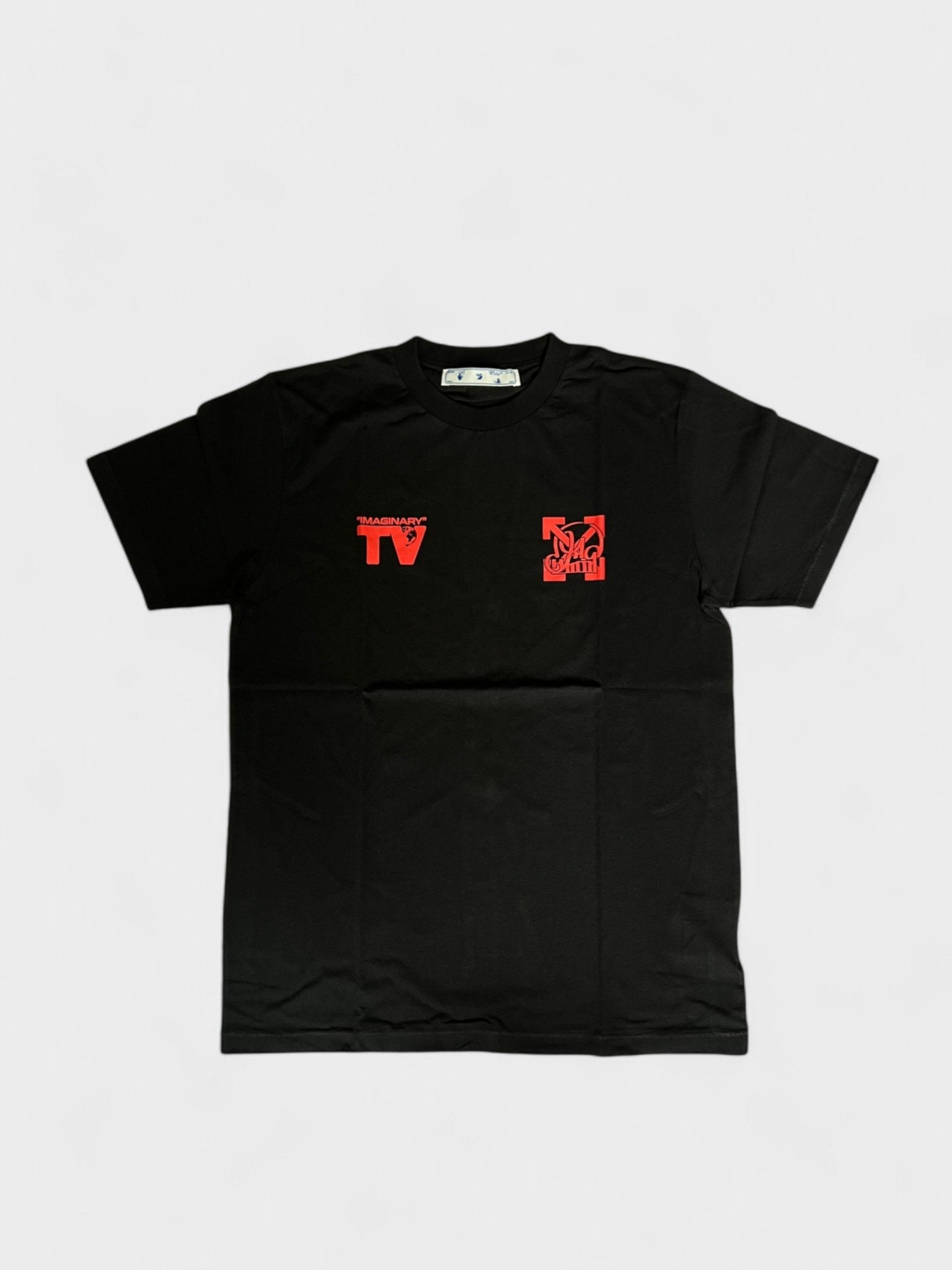 Off White Katsu TV S/S T-Shirt Black Red - Supplied FashionOff White