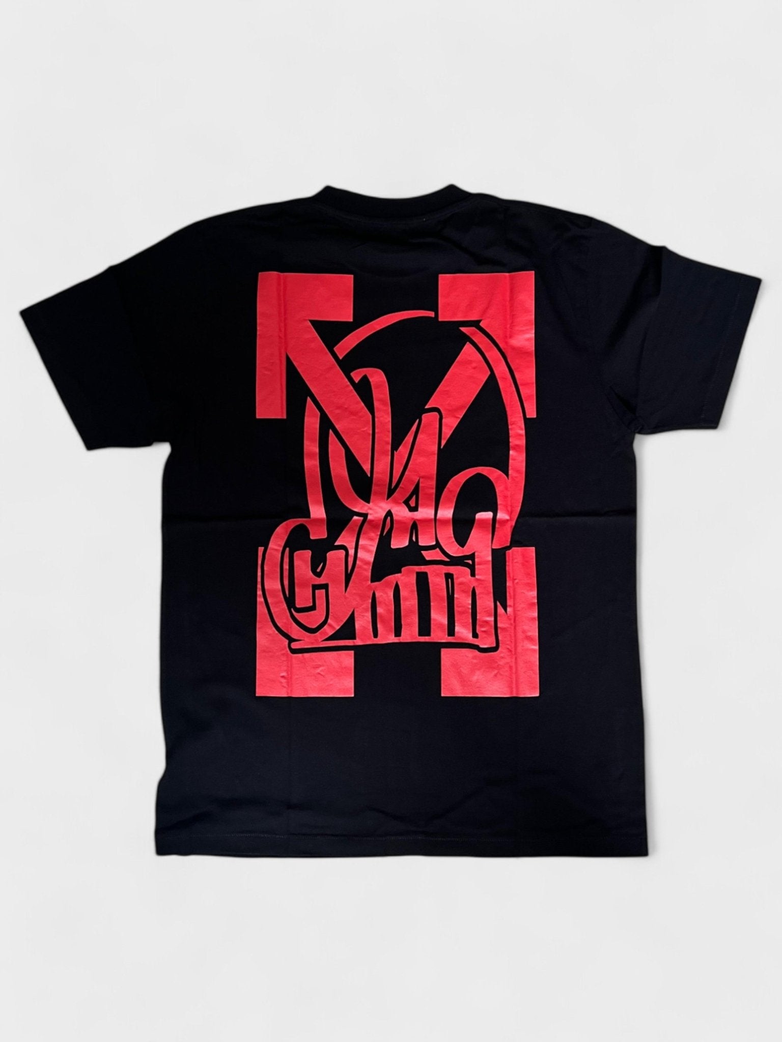 Off White Katsu TV S/S T-Shirt Black Red - Supplied FashionOff White