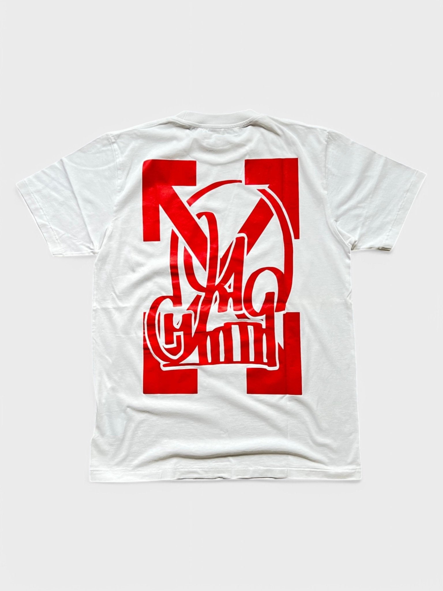 Off White Katsu TV S/S T-Shirt White Red - Supplied FashionOff White