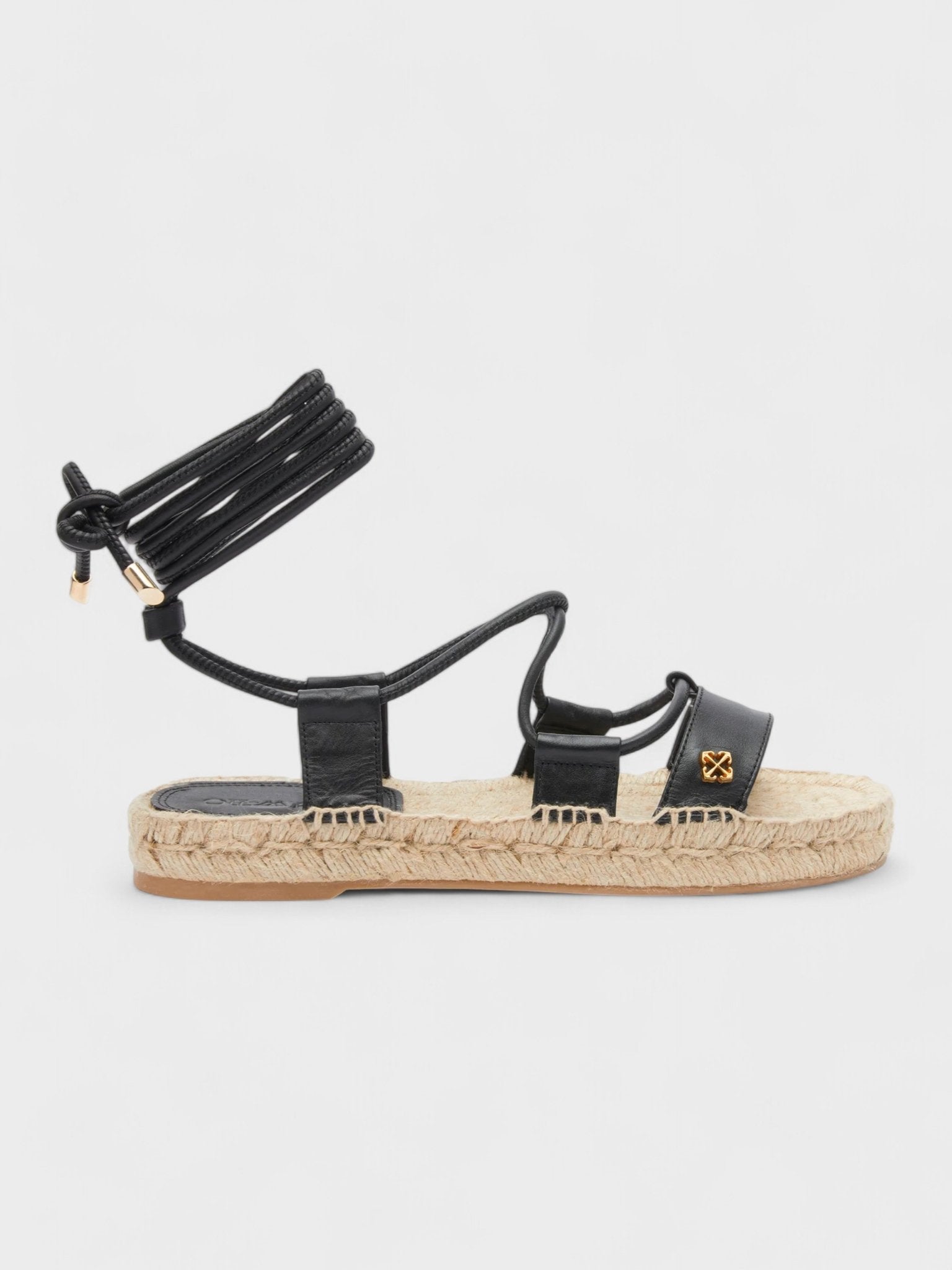 Off - White Lace Up Espadrillas Black - Supplied FashionOff White