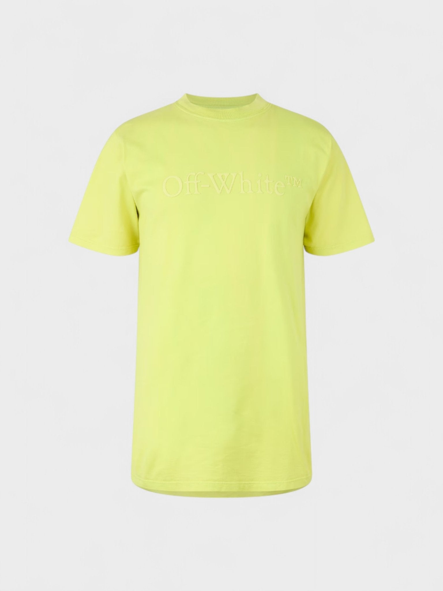 Off - White Laundry T-Shirt Yellow Fluo - Supplied FashionOff - White