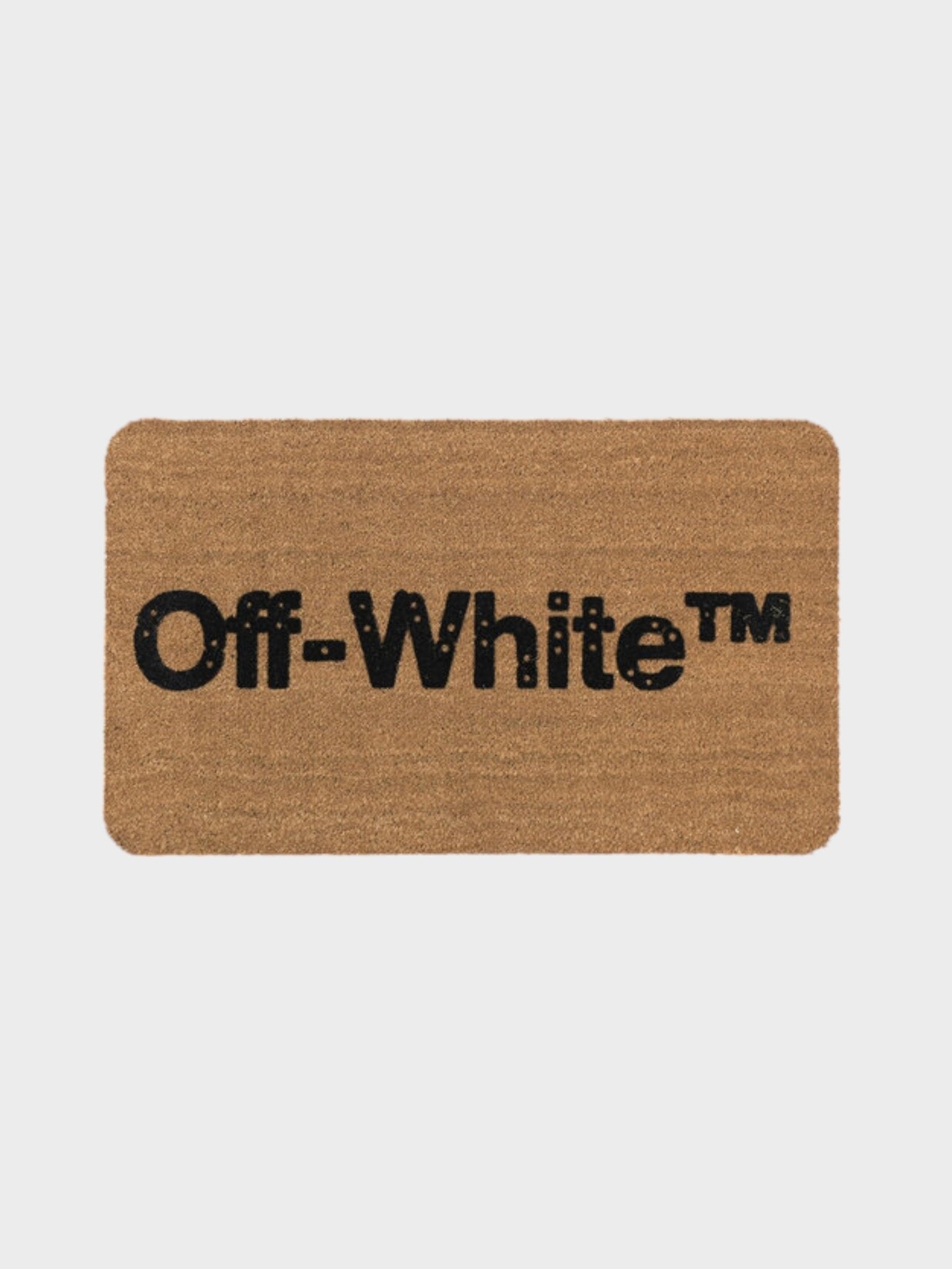 Off - White Logo Doormat Brown - Supplied FashionOff White