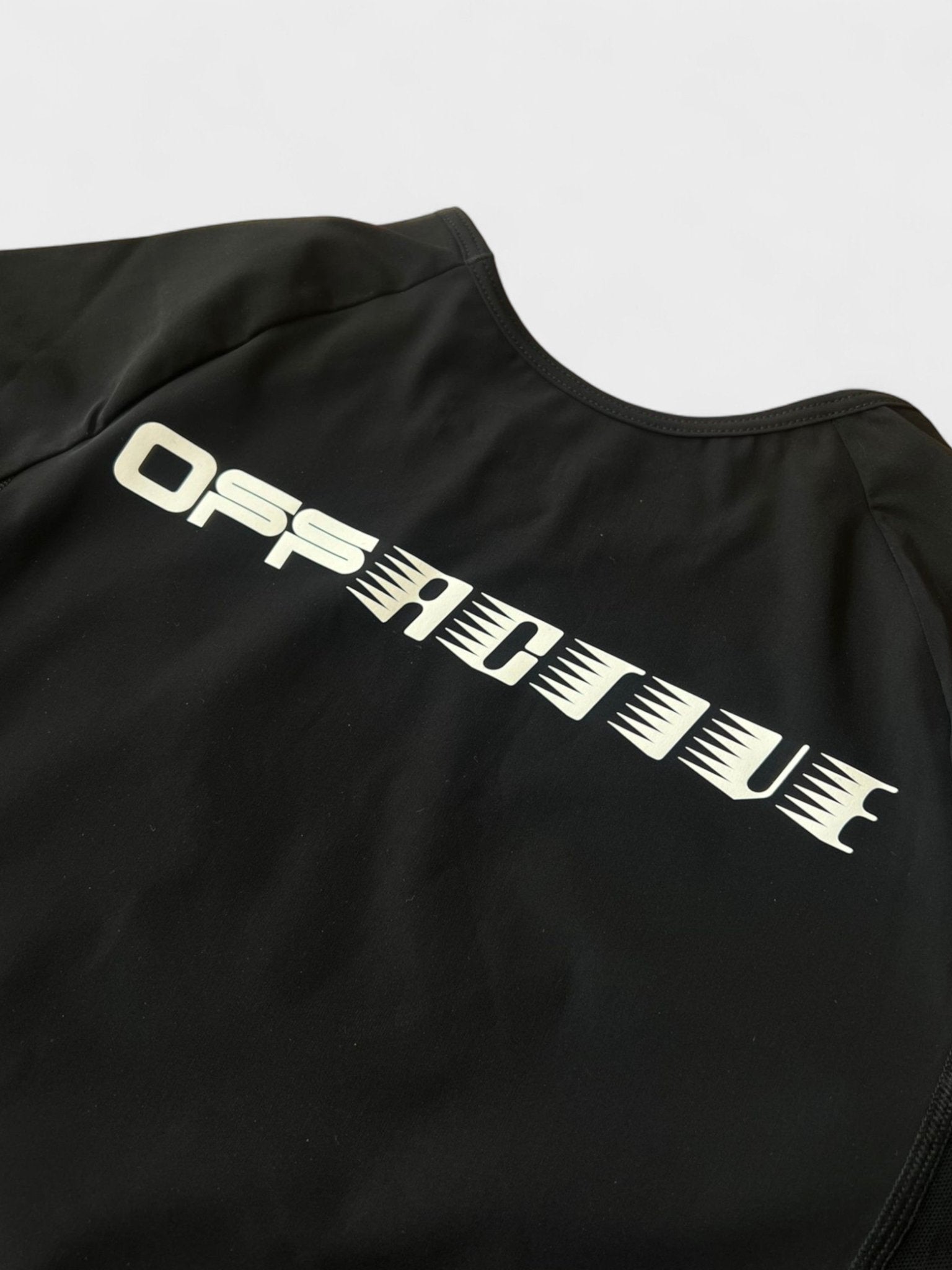 Off - White Logo Print Performance Top Black - Supplied FashionOff - White