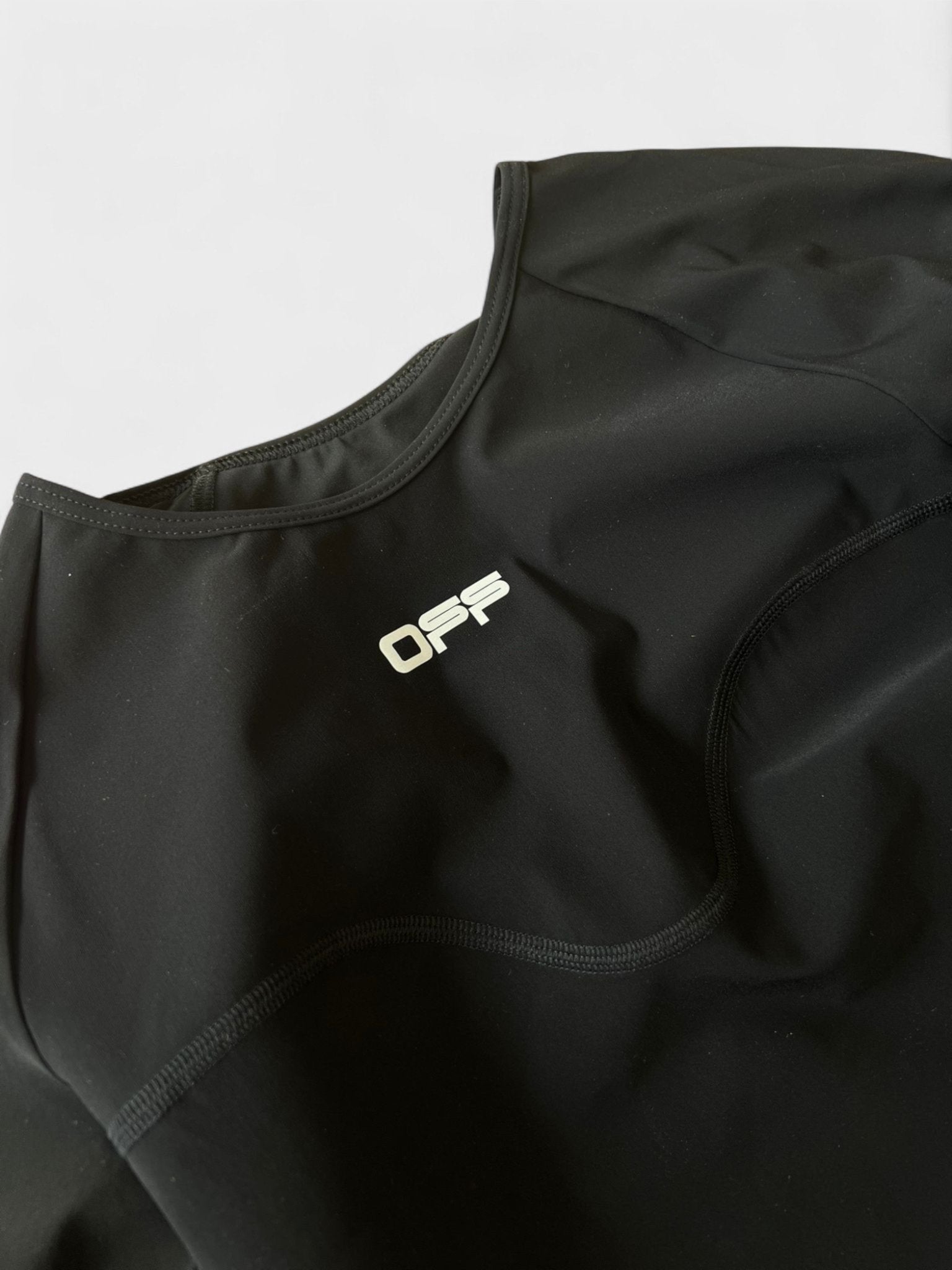 Off - White Logo Print Performance Top Black - Supplied FashionOff - White