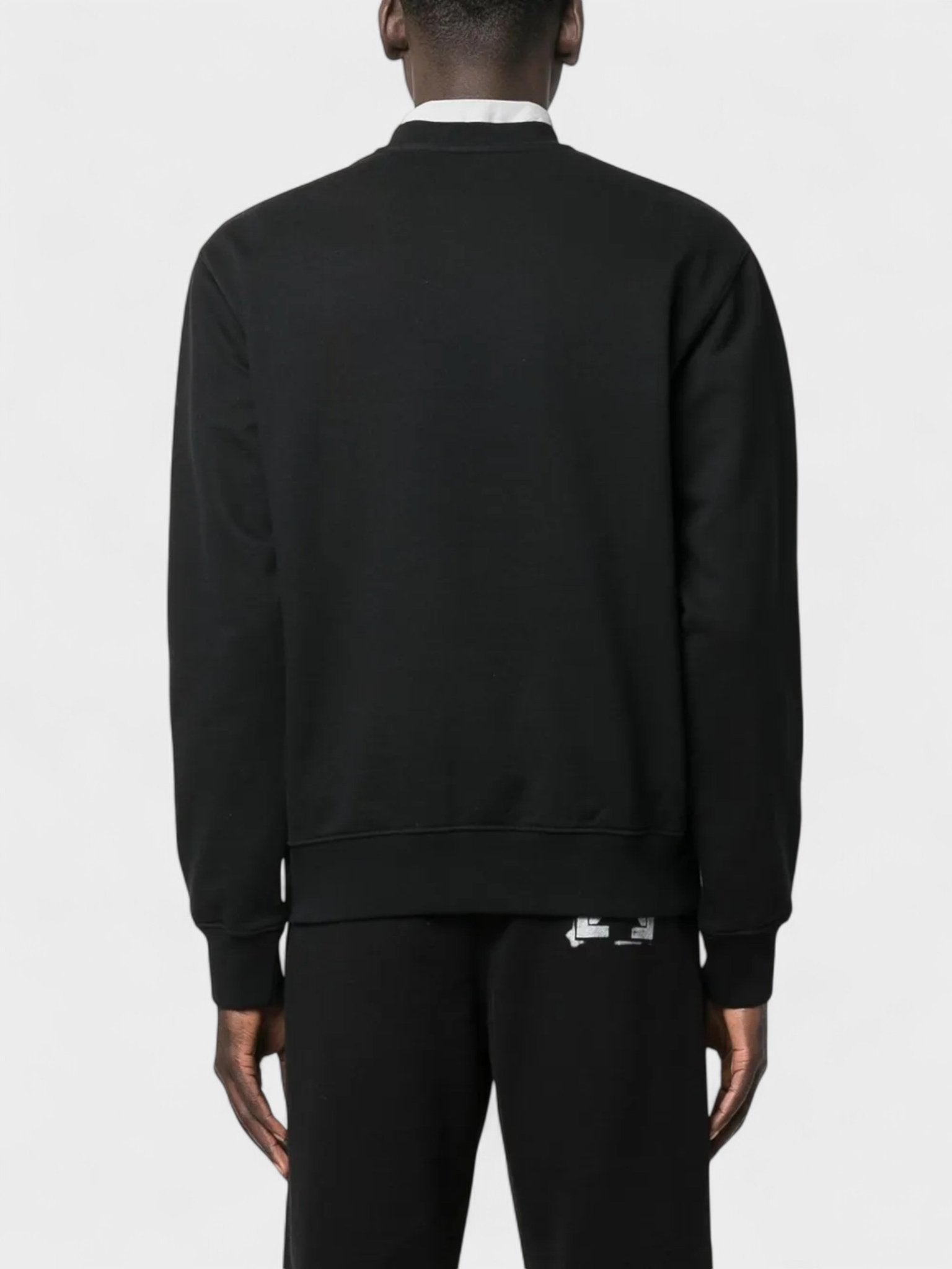 Off - White Logo Print Sweatshirt Black White - Supplied FashionOff - White