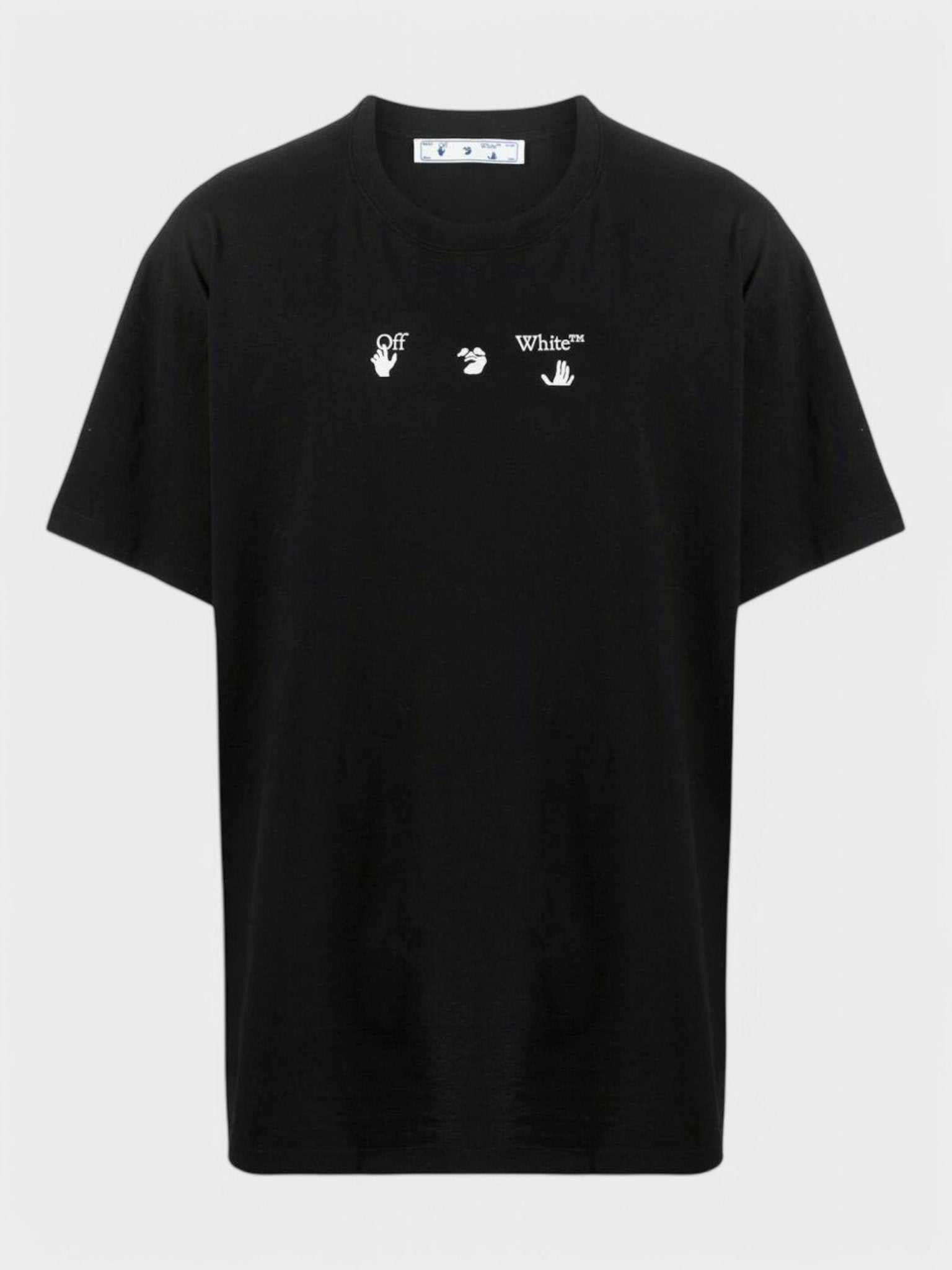 Off - White Mad Cat T-Shirt Black/Green - Supplied FashionOFF WHITE