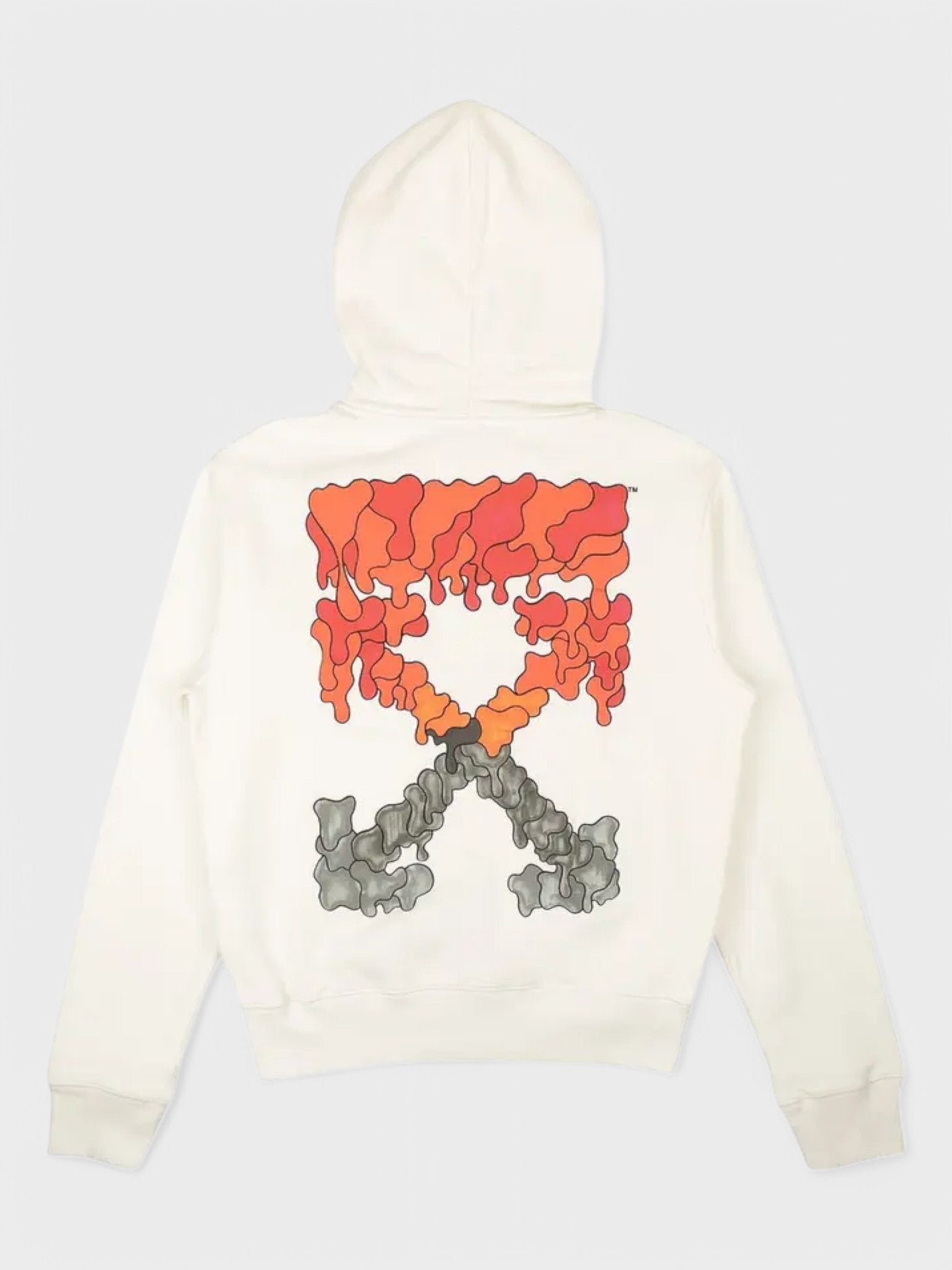 Off - White Marker Flatlock Slim Hoodie 'White' - Supplied FashionOff White