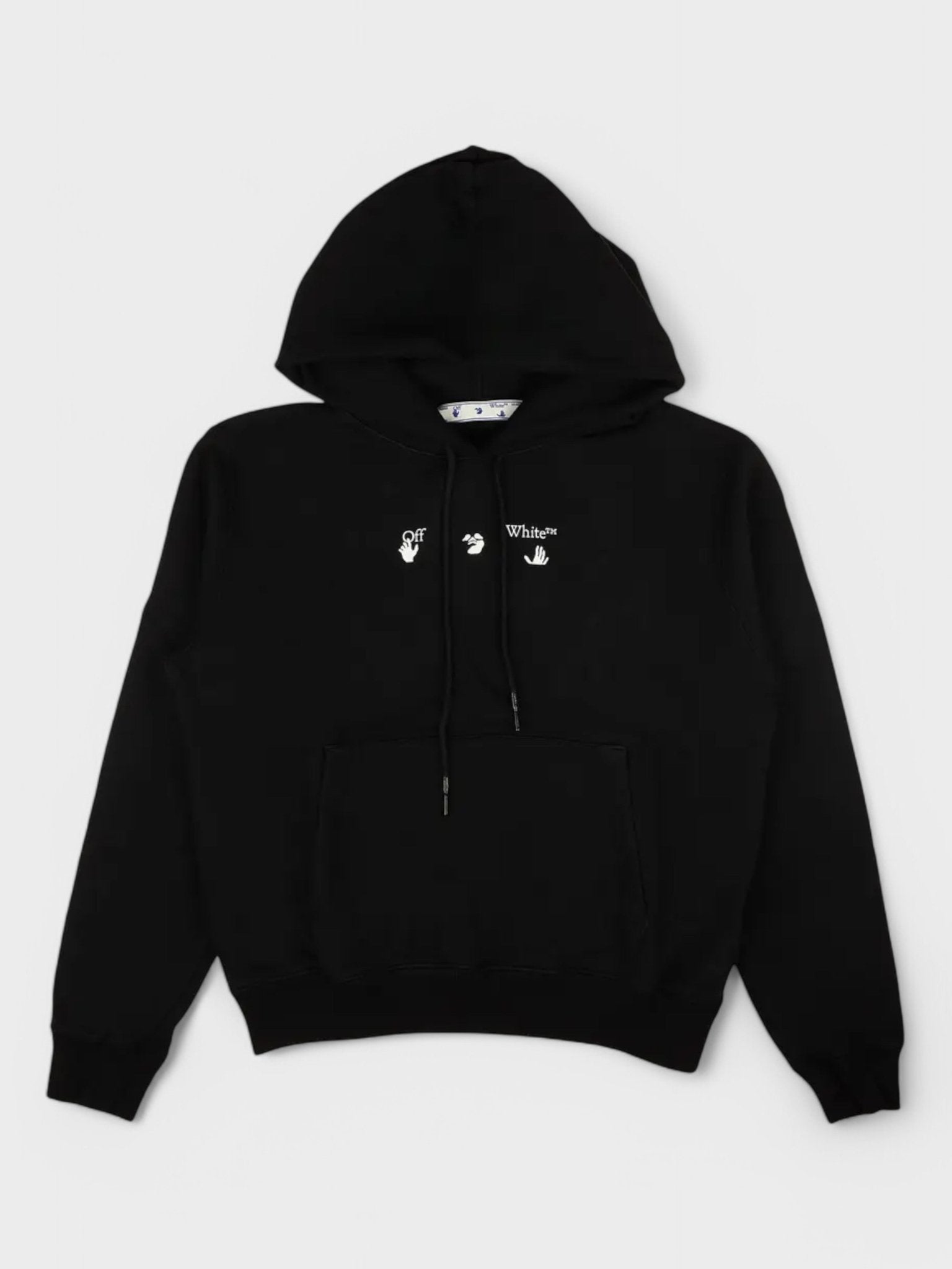 Off - White Marker Hoodie Black/Grey - Supplied FashionOFF WHITE