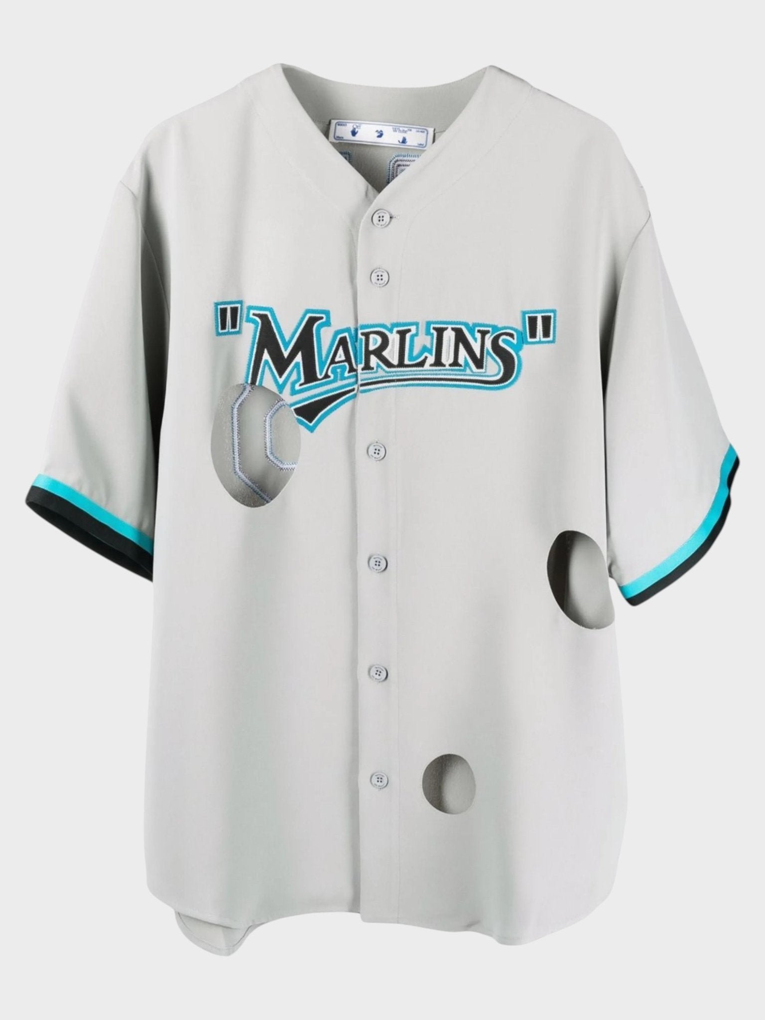 Off - White Miami Marlins Cut - Out Shirt - Supplied FashionOff - White