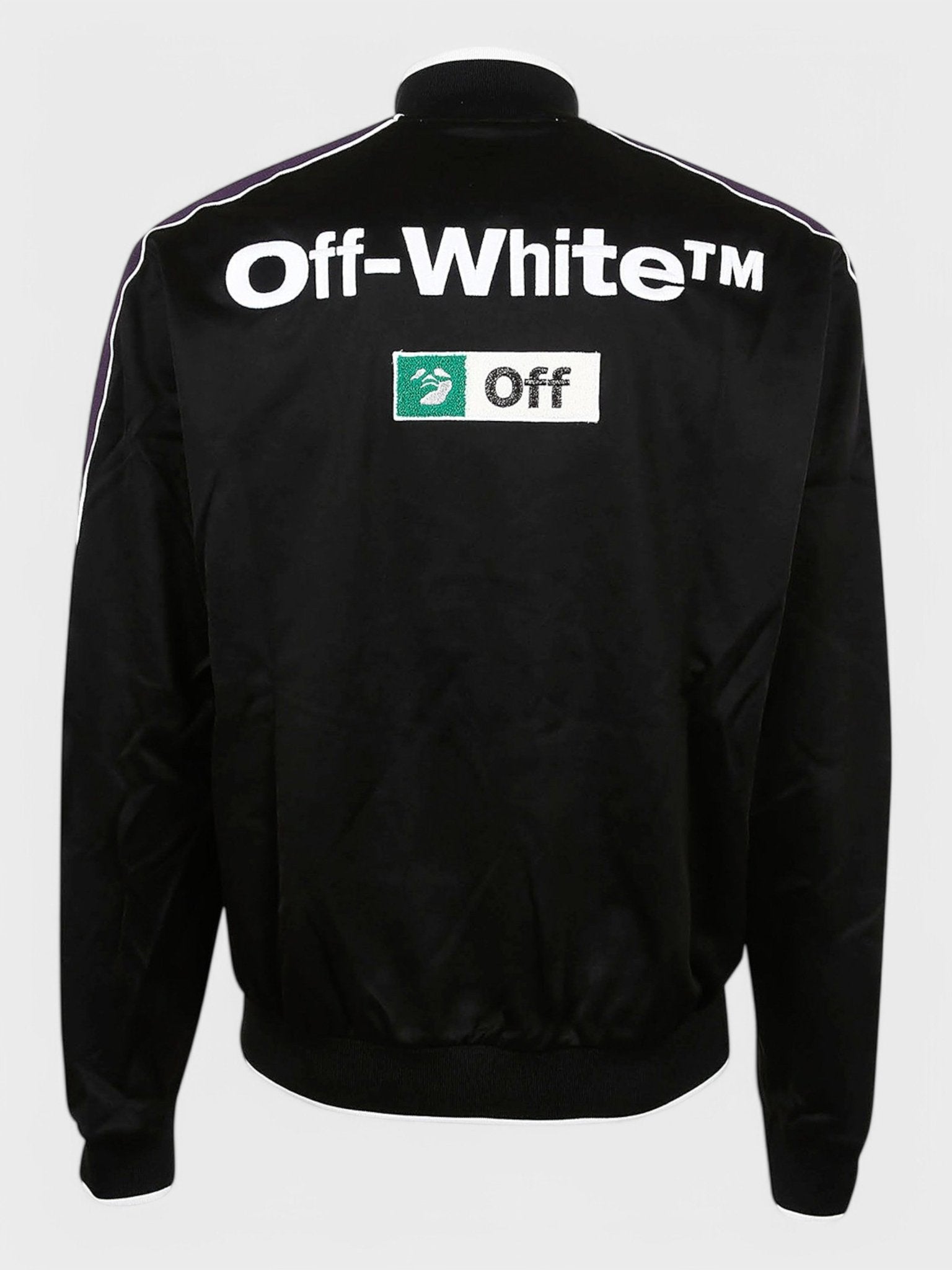 Off - White Multilogo Slim Tracktop 'Black/White' - Supplied FashionOff White