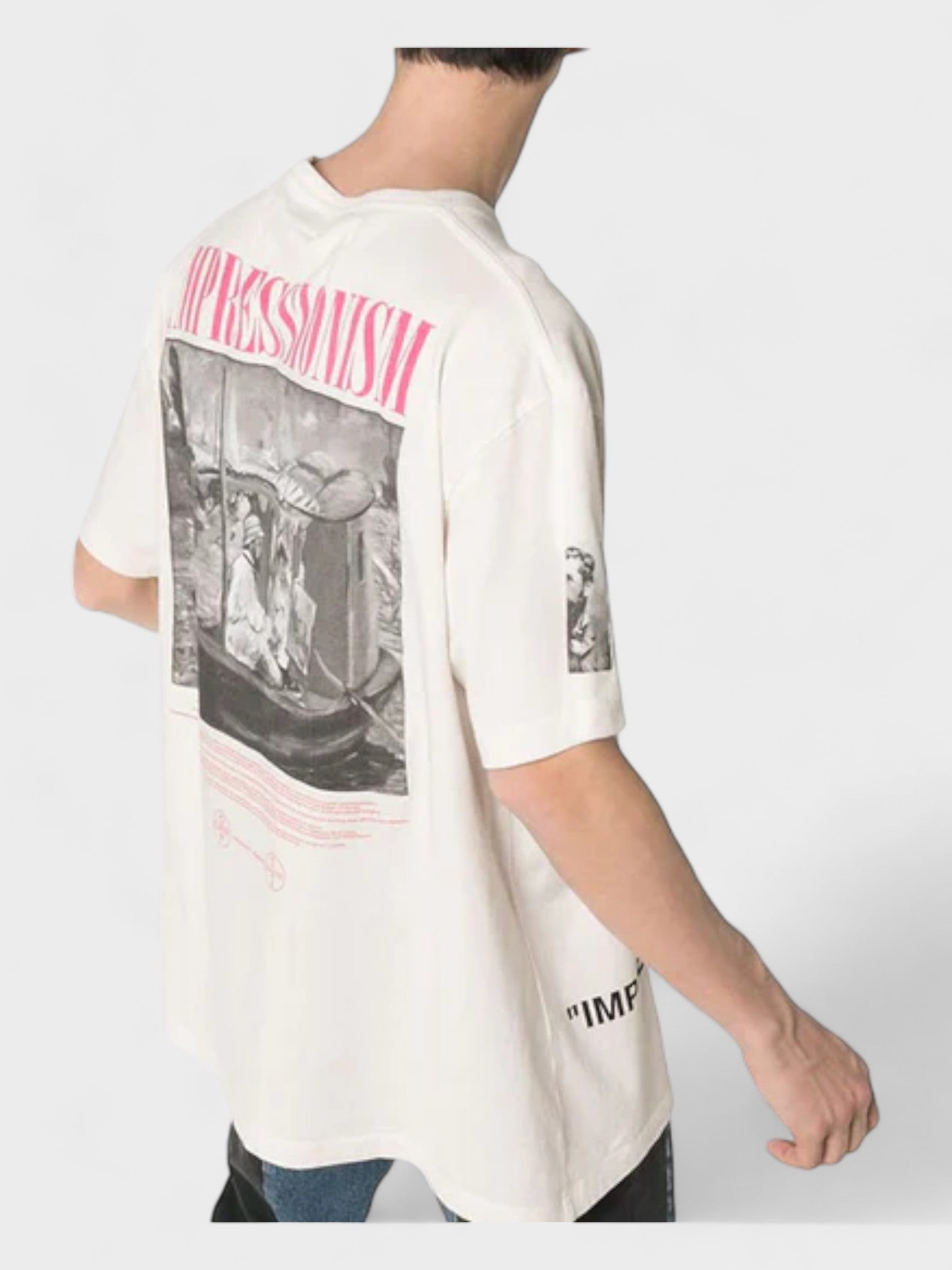 OFF-WHITE Neutral Impressionism T-Shirt White - Supplied LuxuryOff-White