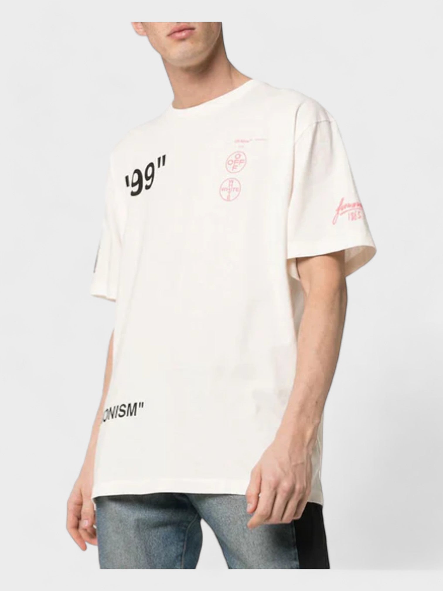 OFF-WHITE Neutral Impressionism T-Shirt White - Supplied LuxuryOff-White