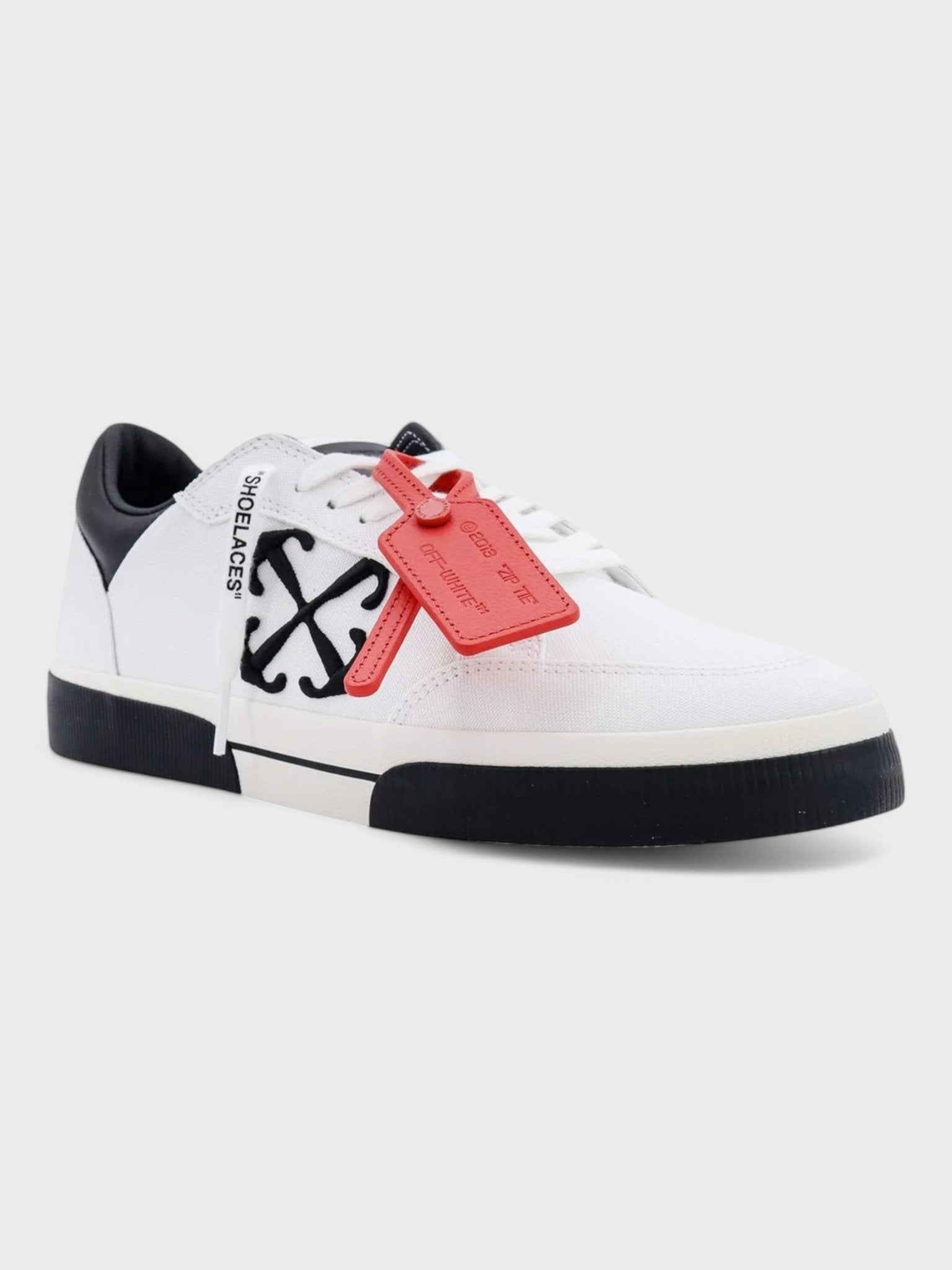 Off - White New Low Vulcanized 'White Black' - Supplied FashionOff White