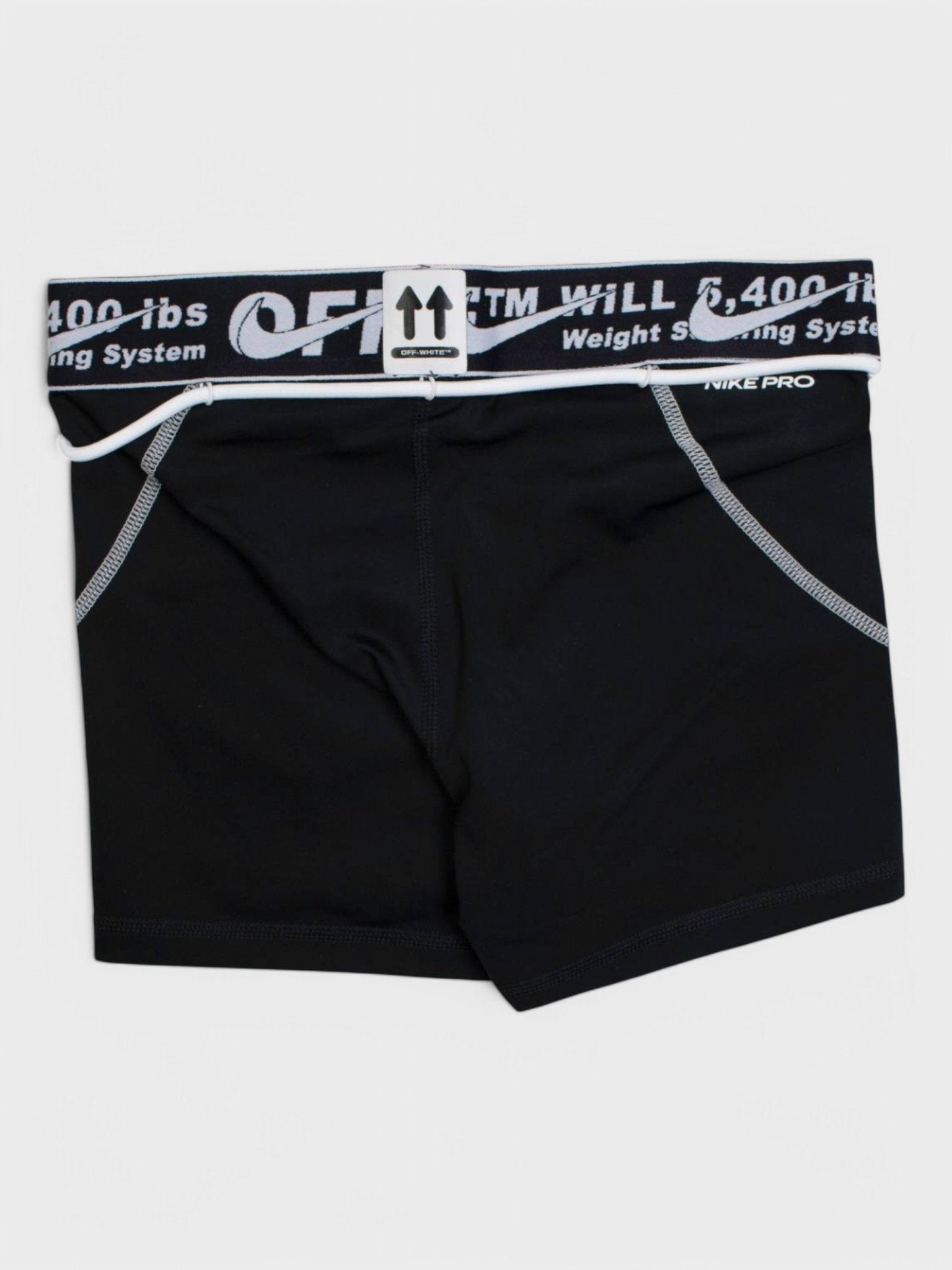 Off - White Nike X Ow Pro Shorts Black - Supplied FashionOFF WHITE