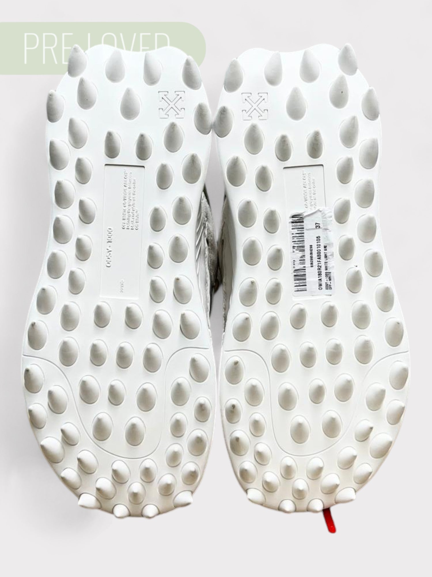 Off White Odsy 1000 White Grey Wmns UK4/EU37 - Supplied LuxuryOff-White