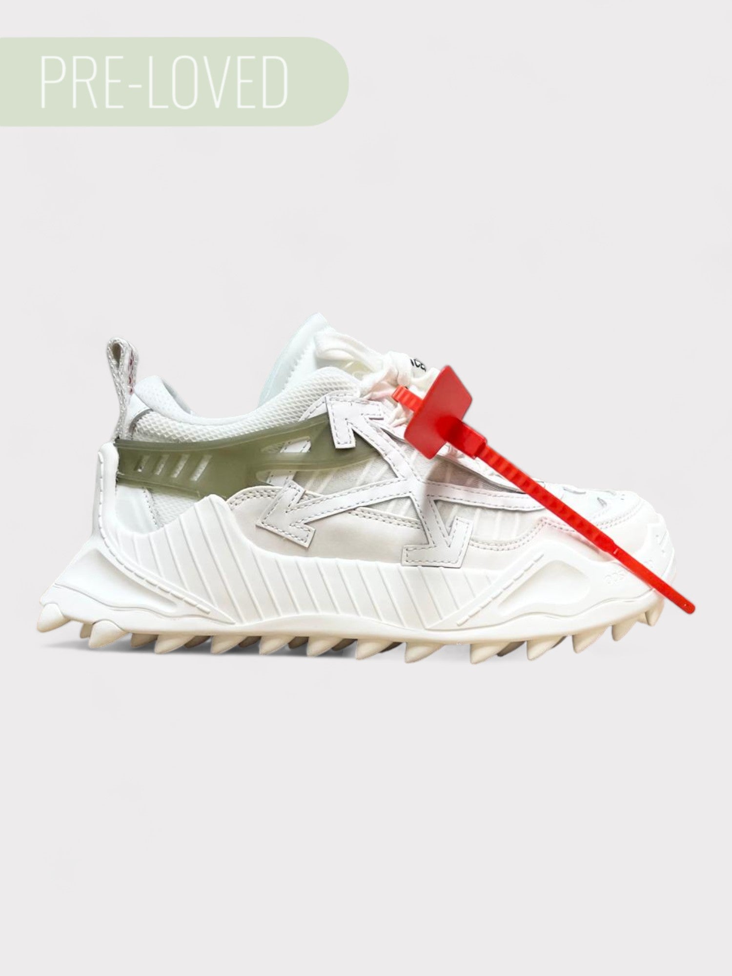 Off White Odsy 1000 White Grey Wmns UK4/EU37 - Supplied LuxuryOff-White