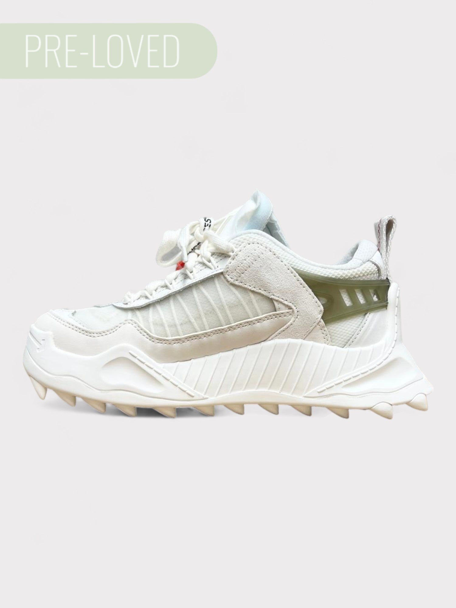 Off White Odsy 1000 White Grey Wmns UK4/EU37 - Supplied LuxuryOff-White